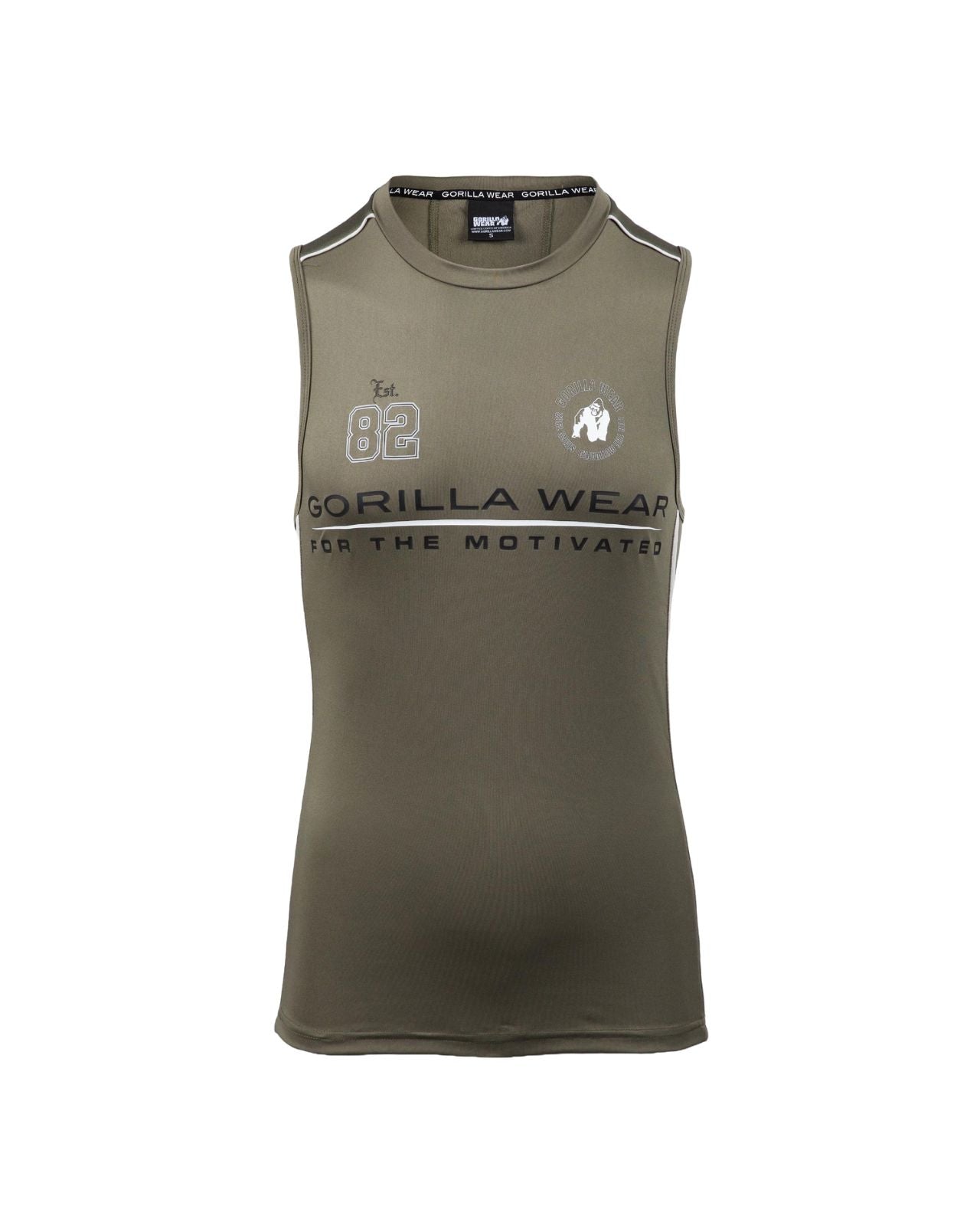 Gorilla Wear Broxton Tank Top, army green Gorilla Wear