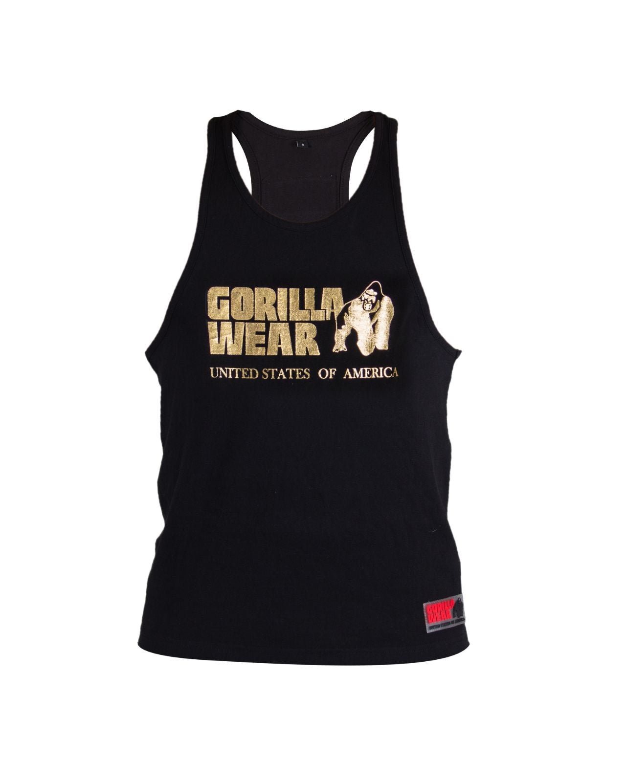 Gorilla Wear Classic Tank Top, black/gold Gorilla Wear