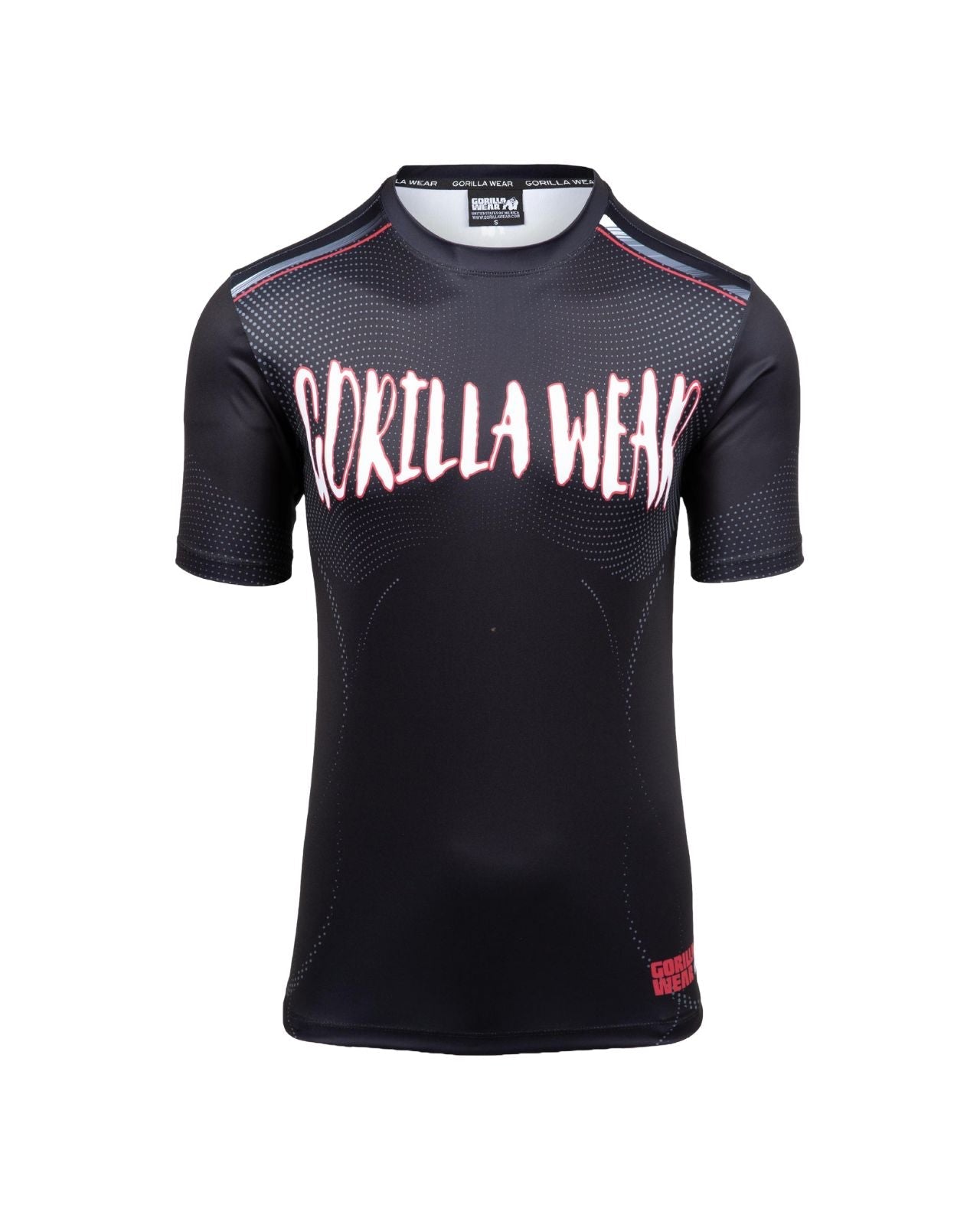 Gorilla Wear Clayton T-Shirt, black/red Gorilla Wear