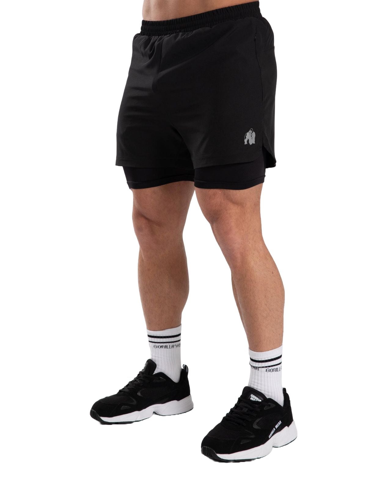 Gorilla Wear Cortez 2-In-1 Shorts, black Gorilla Wear