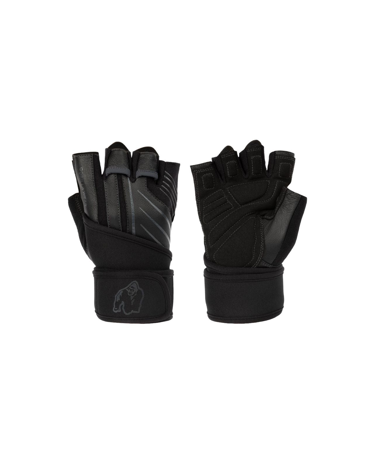 Gorilla Wear Dallas Wrist Wraps Gloves 2.0, black/grey Gorilla Wear