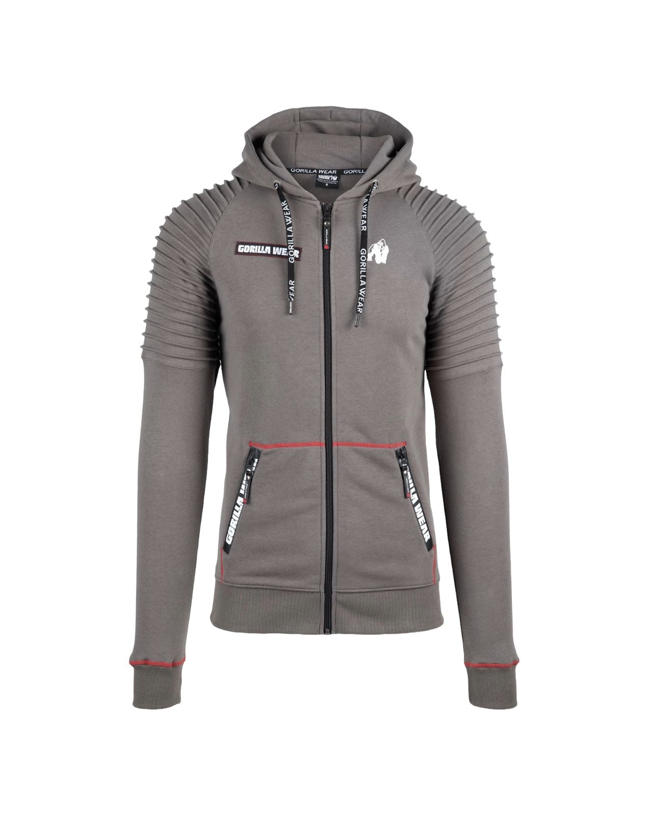 Gorilla Wear Georgia Zipped Hoodie, grey Gorilla Wear