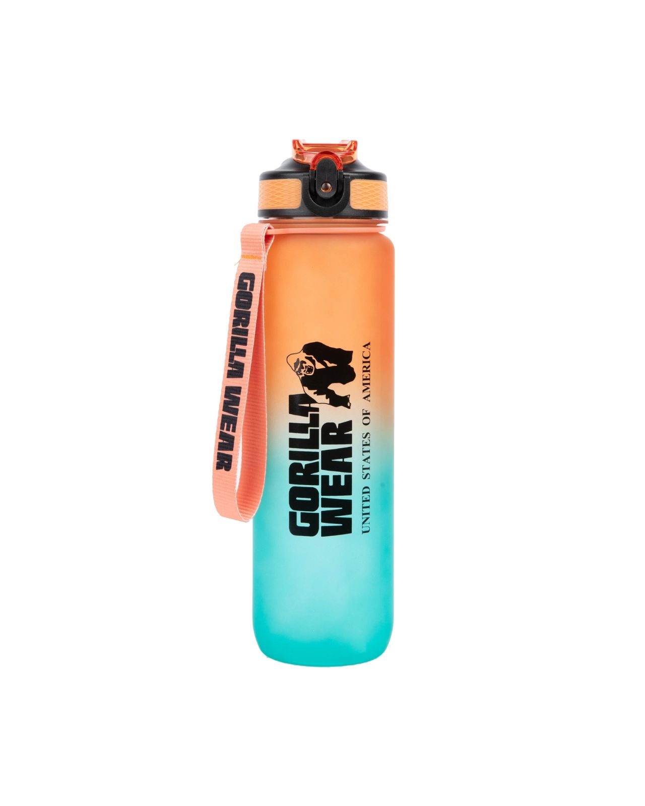 Gorilla Wear Gradient Water Bottle, green/orange Gorilla Wear