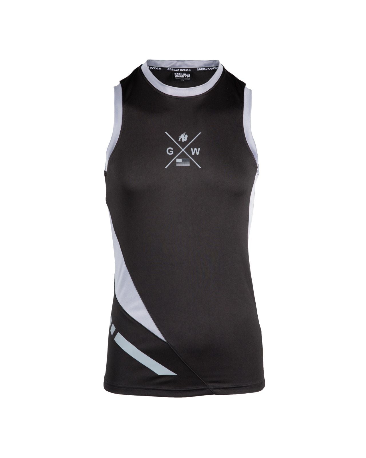 Gorilla Wear Hornell Tank Top, black/grey Gorilla Wear
