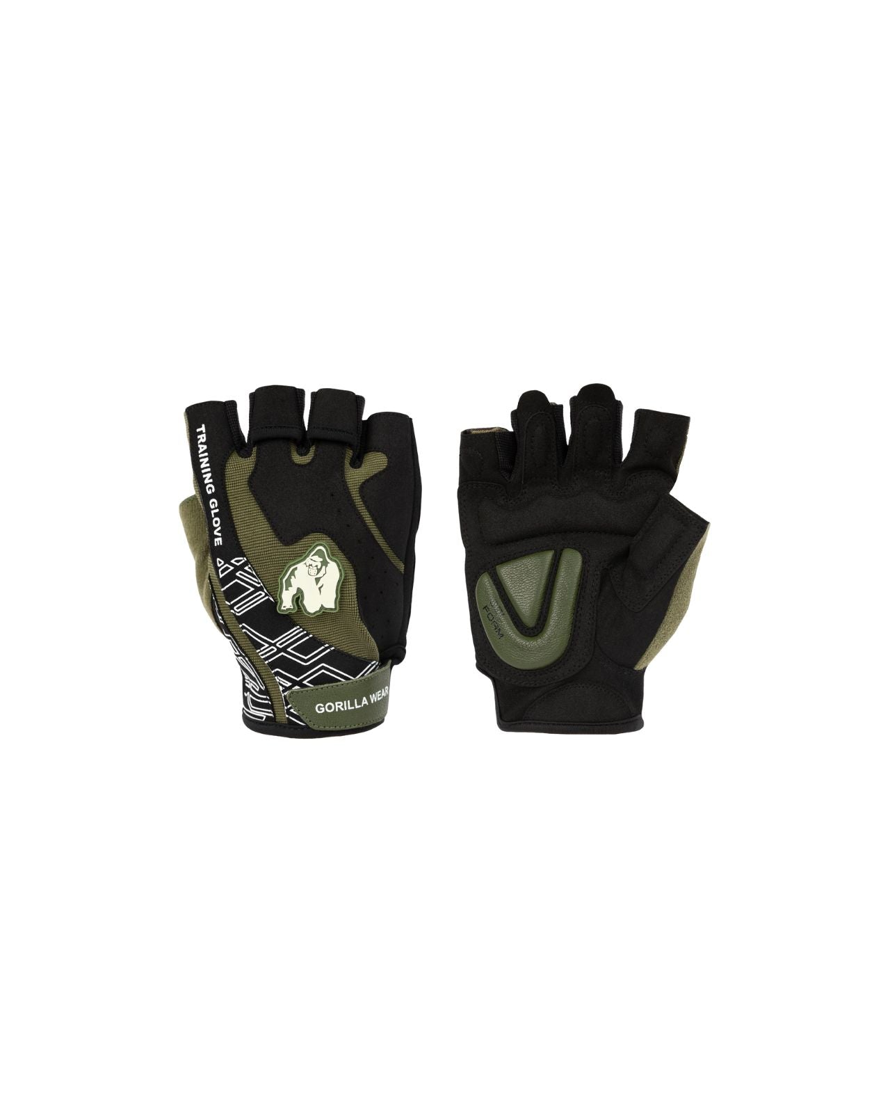 Gorilla Wear Mitchell Training Gloves 2.0, black/army green Gorilla Wear