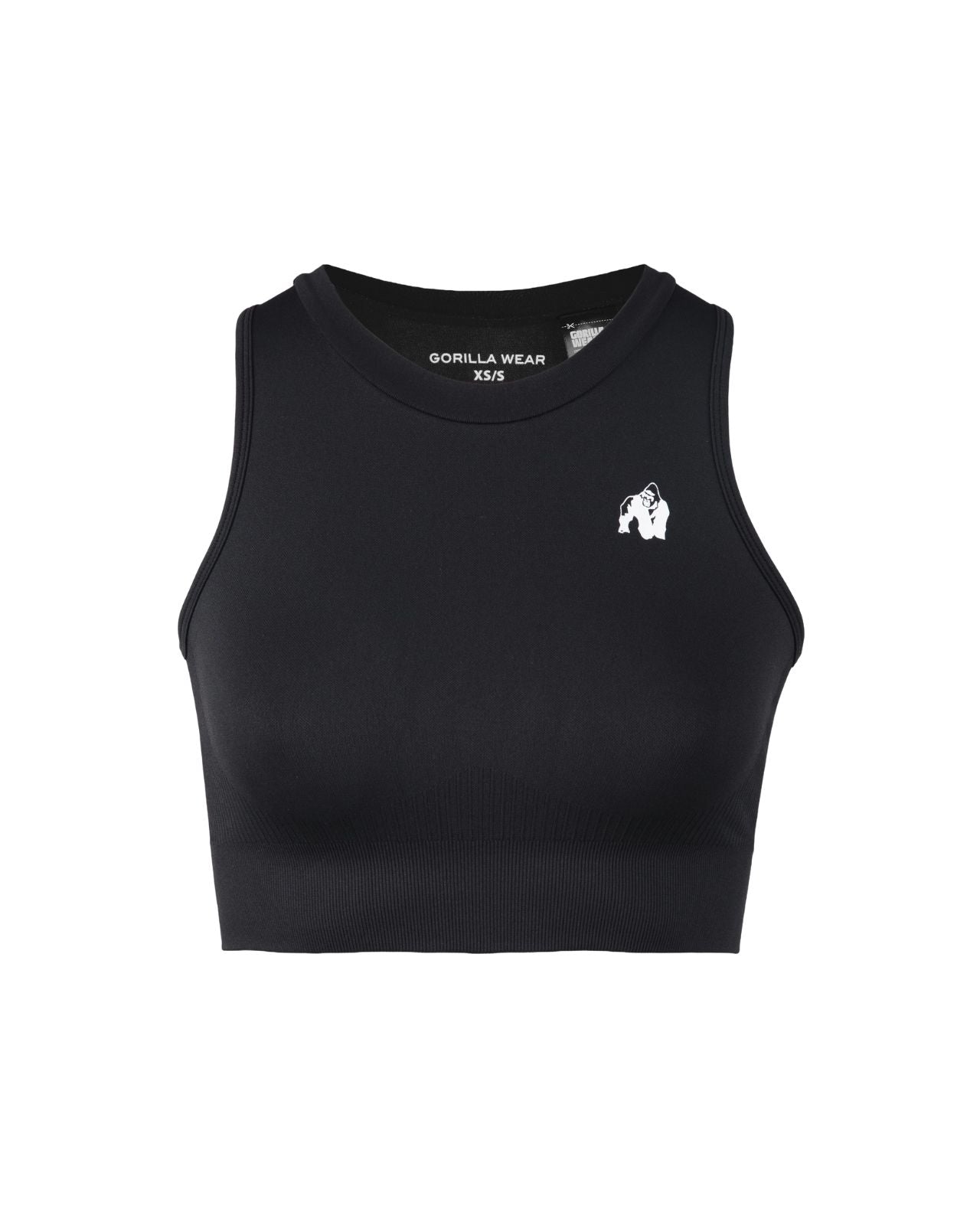 Gorilla Wear Olivia Seamless Crop Top, black Gorilla Wear