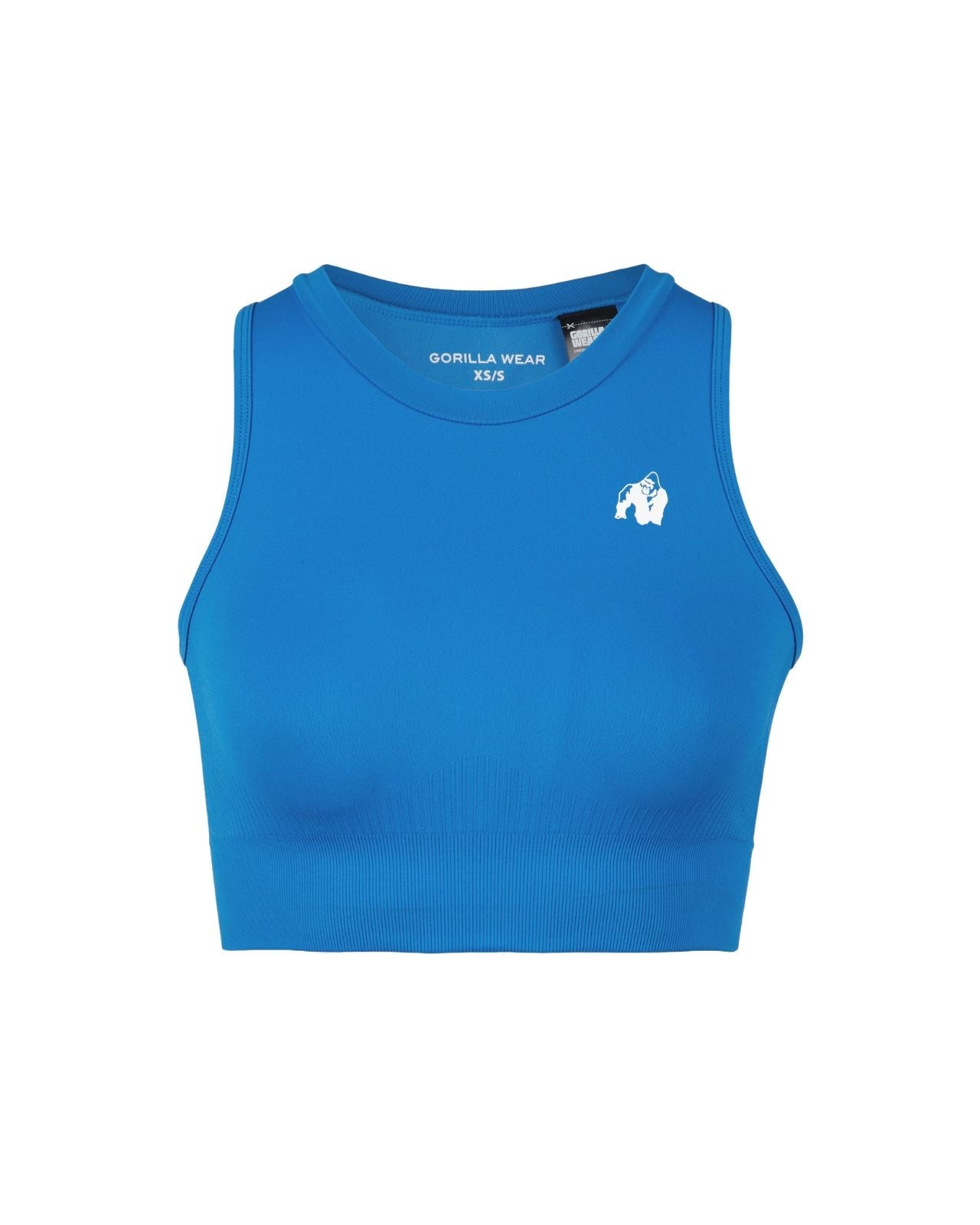 Gorilla Wear Olivia Seamless Crop Top, blue Gorilla Wear
