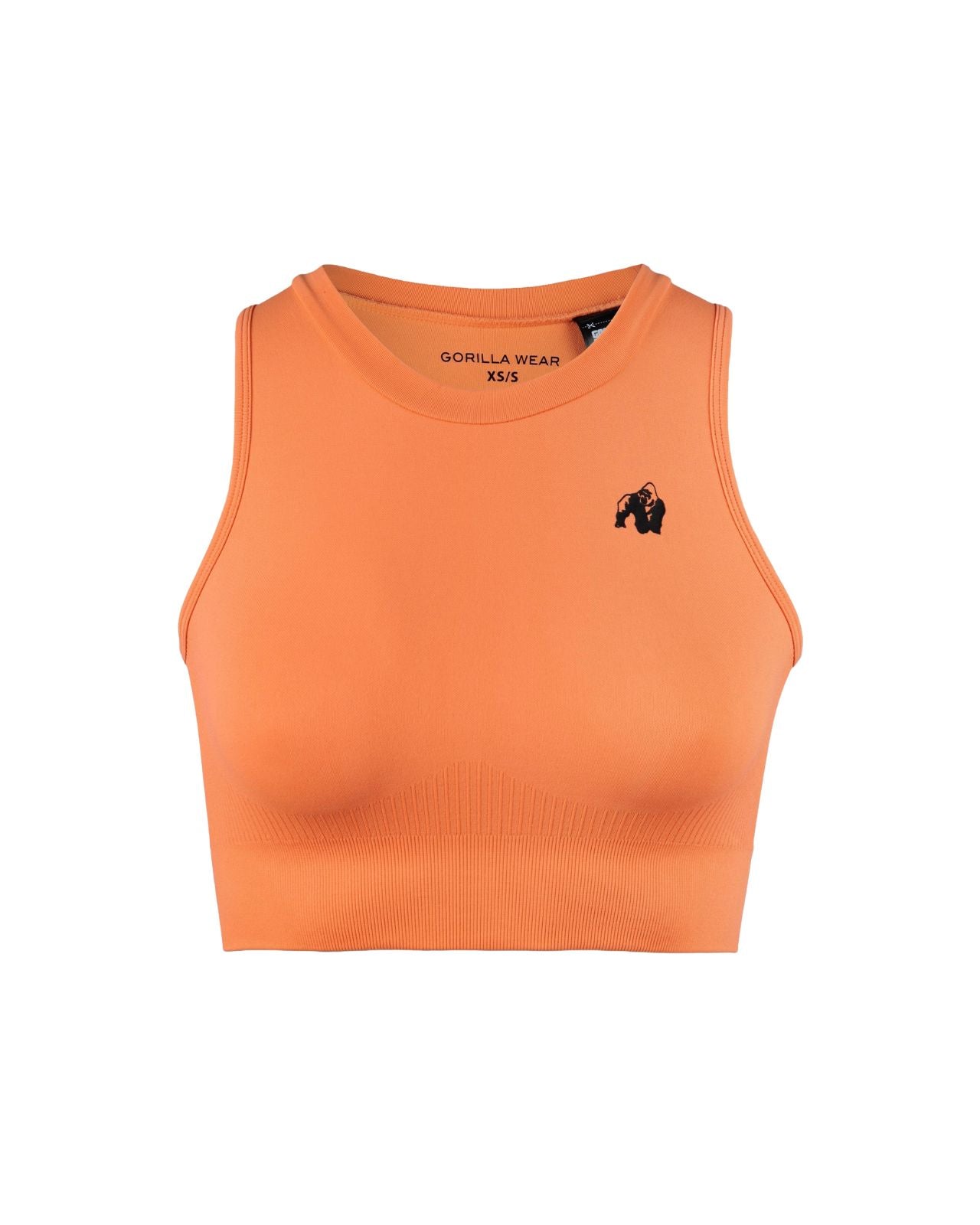 Gorilla Wear Olivia Seamless Crop Top, peach Gorilla Wear