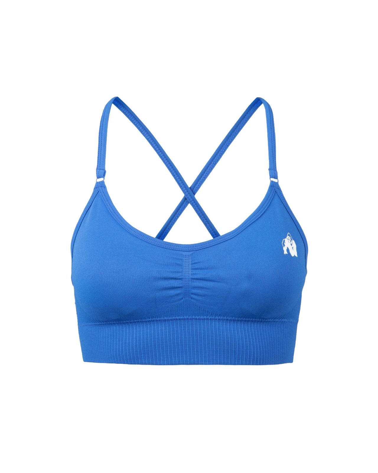 Gorilla Wear Olivia Seamless Sports Bra, blue Gorilla Wear