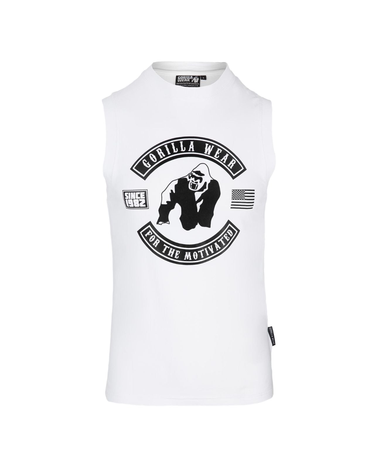 Gorilla Wear Tulsa Tank Top, white Gorilla Wear