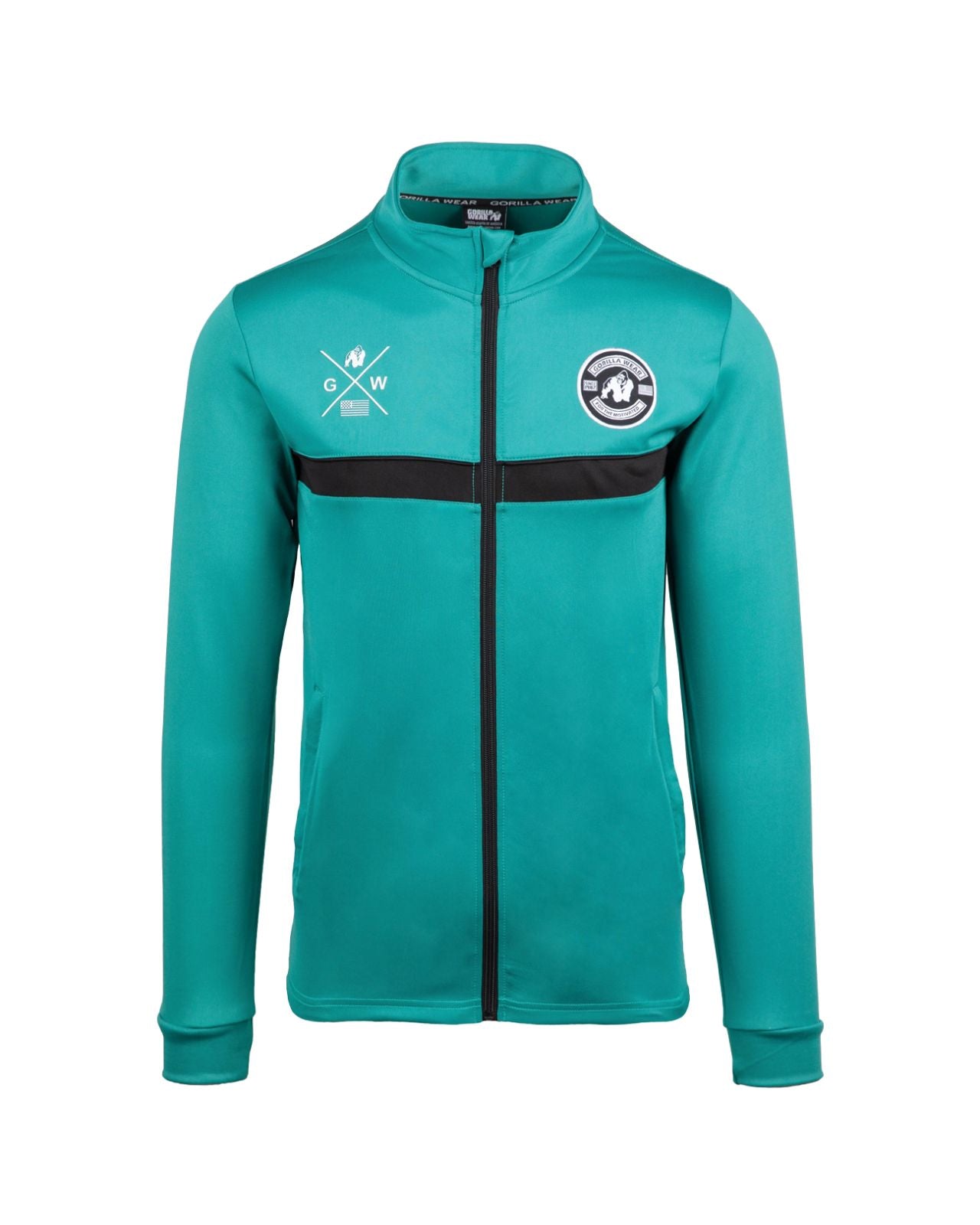 Gorilla Wear Vernon Track Jacket, teal green Gorilla Wear