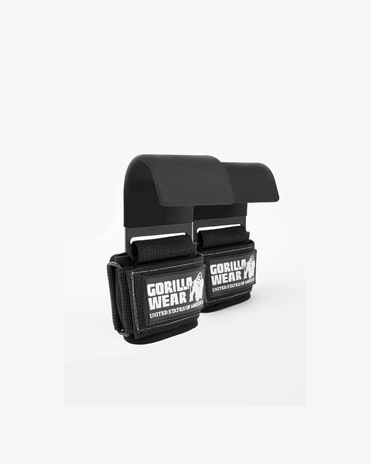 Gorilla Wear Weight Lifting Hooks, black/white Gorilla Wear