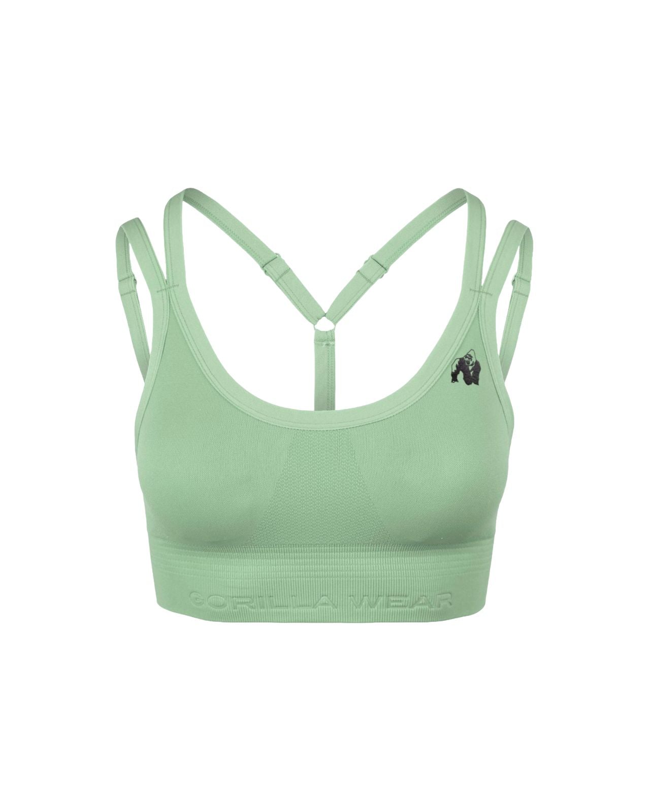 Gorilla Wear Whitney Seamless Sports Bra, green Gorilla Wear