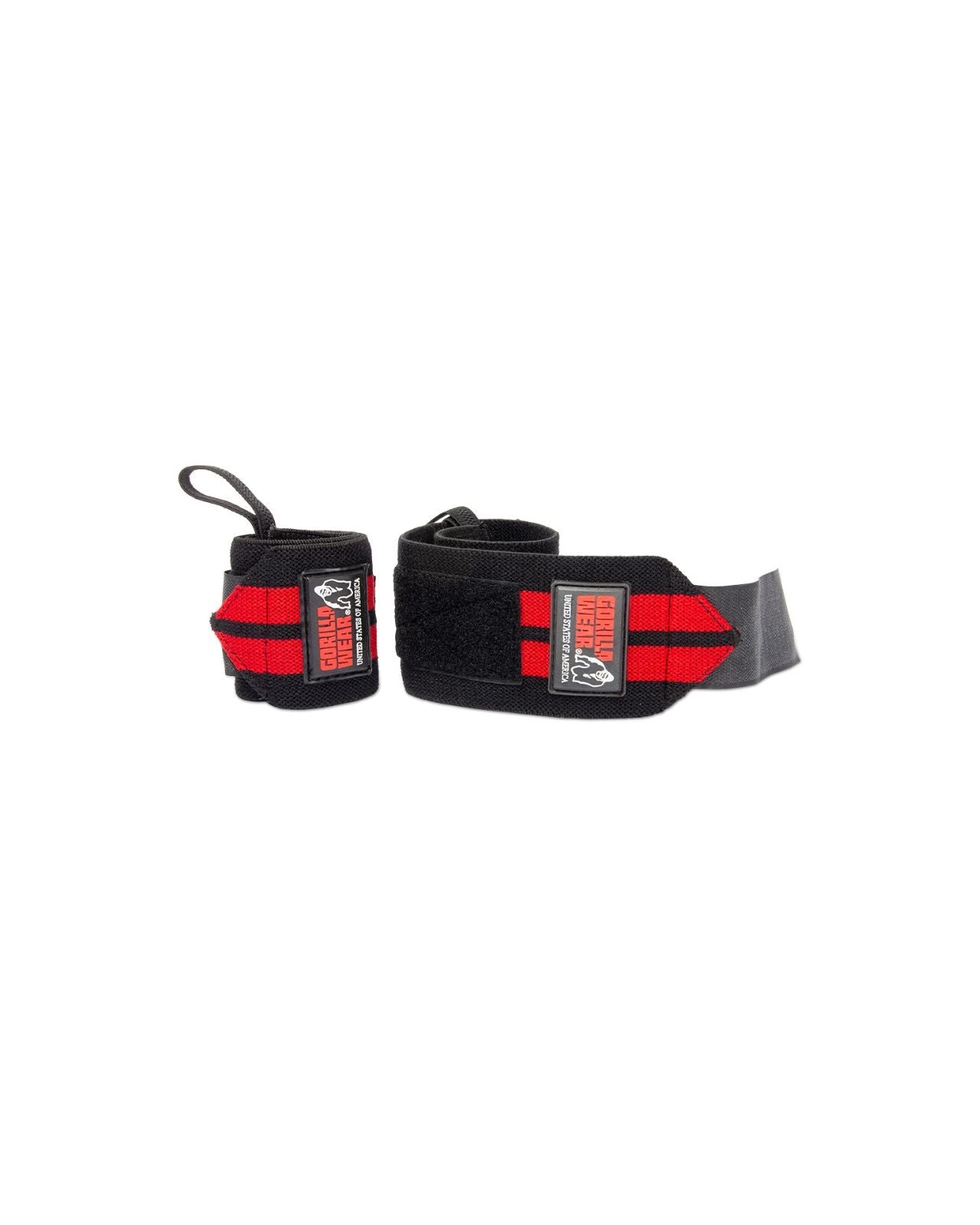 Gorilla Wear Wrist Wraps Pro, black/red Gorilla Wear