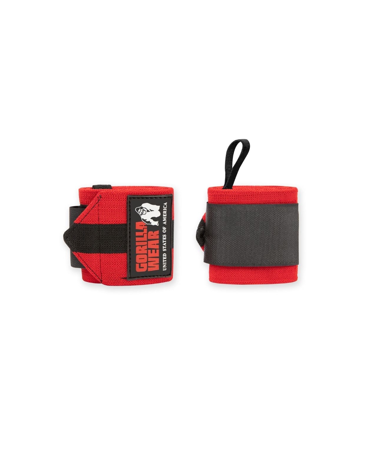 Gorilla Wear Wrist Wraps Ultra, black/red Gorilla Wear