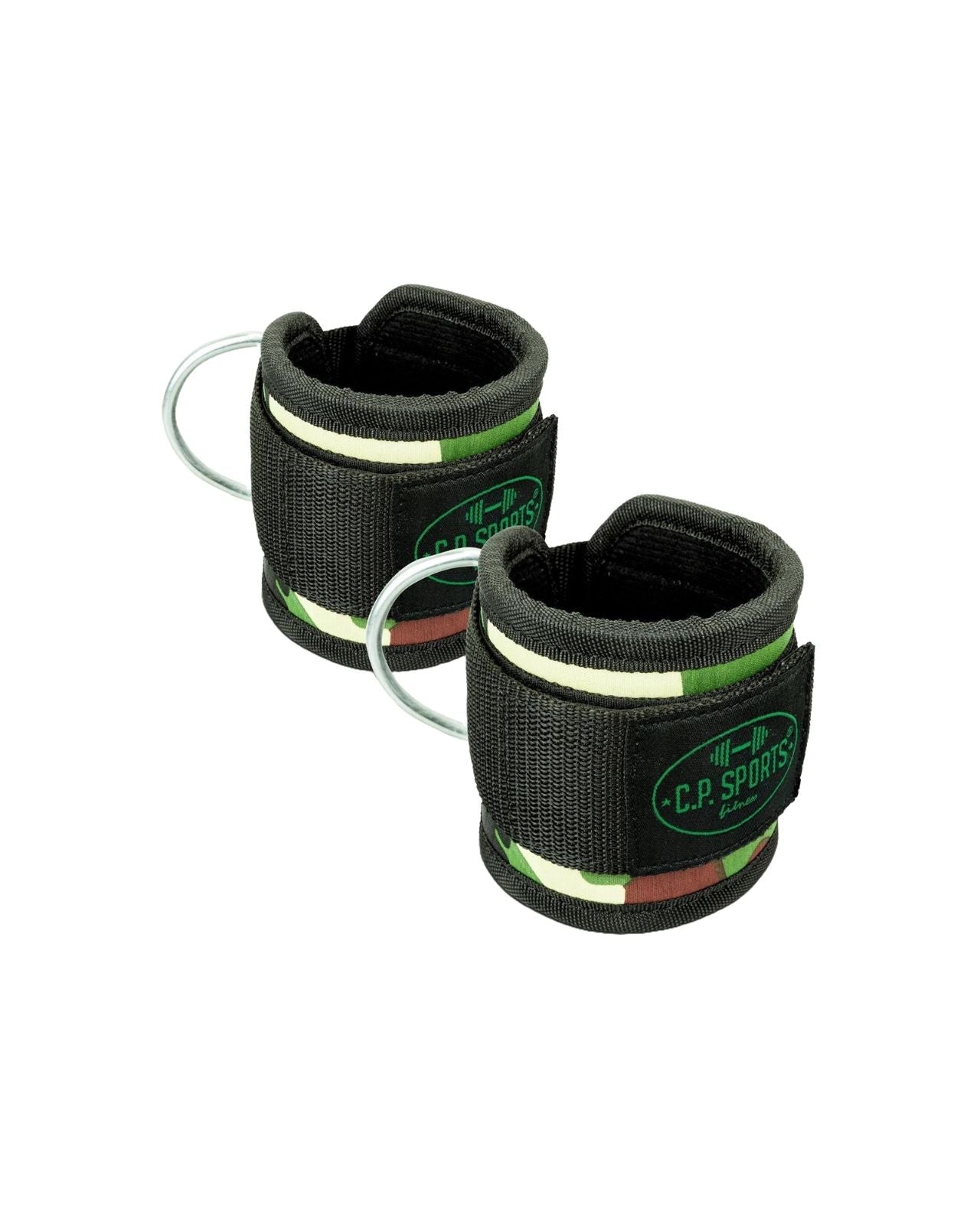 C.P. Sports Ankle Straps Premium (par), green camo C.P. Sports