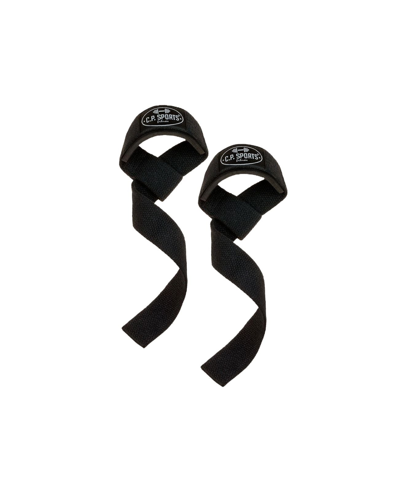 C.P. Sports Padded Lifting Straps, black C.P. Sports