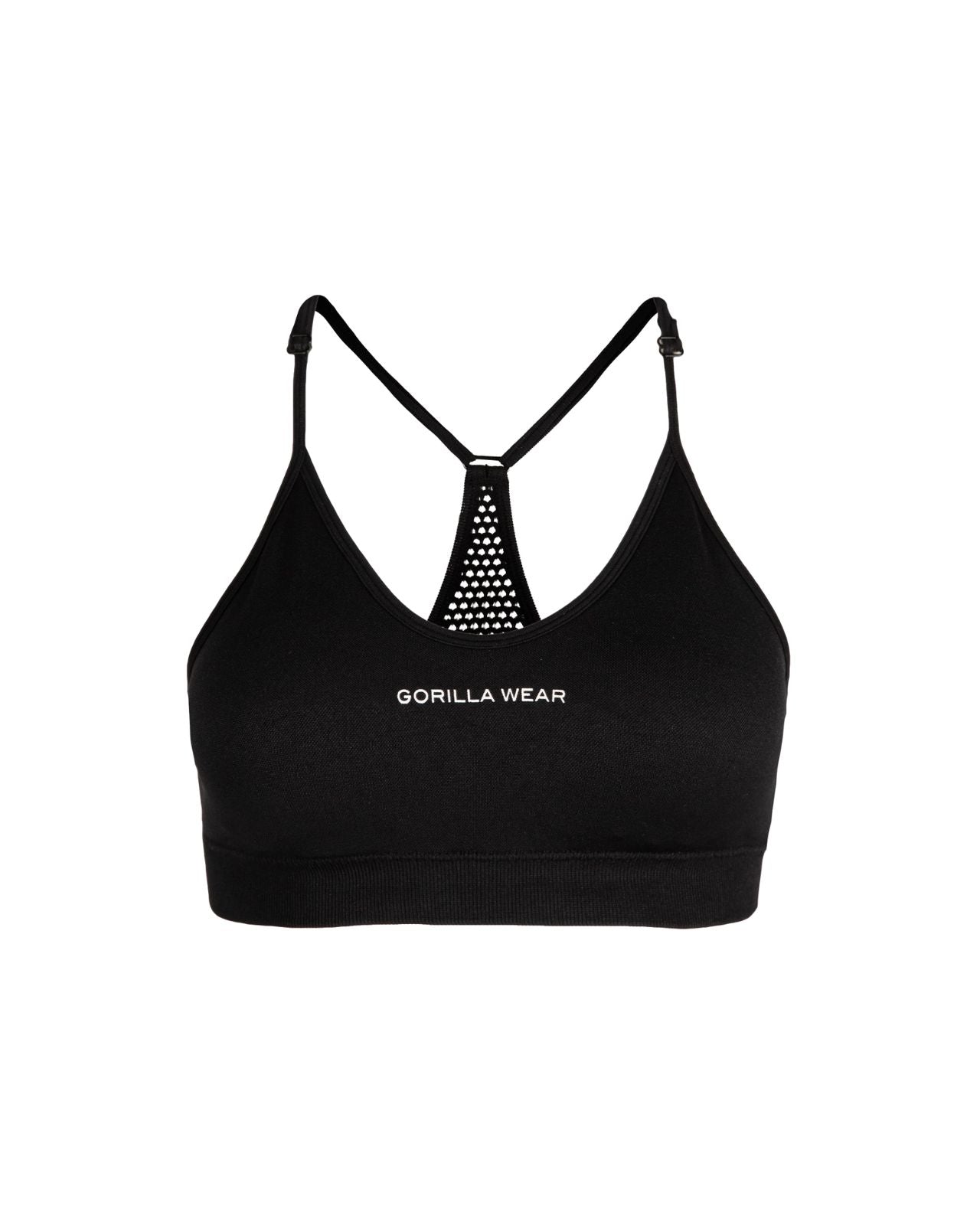 Gorilla Wear Quincy Seamless Sports Bra Black
