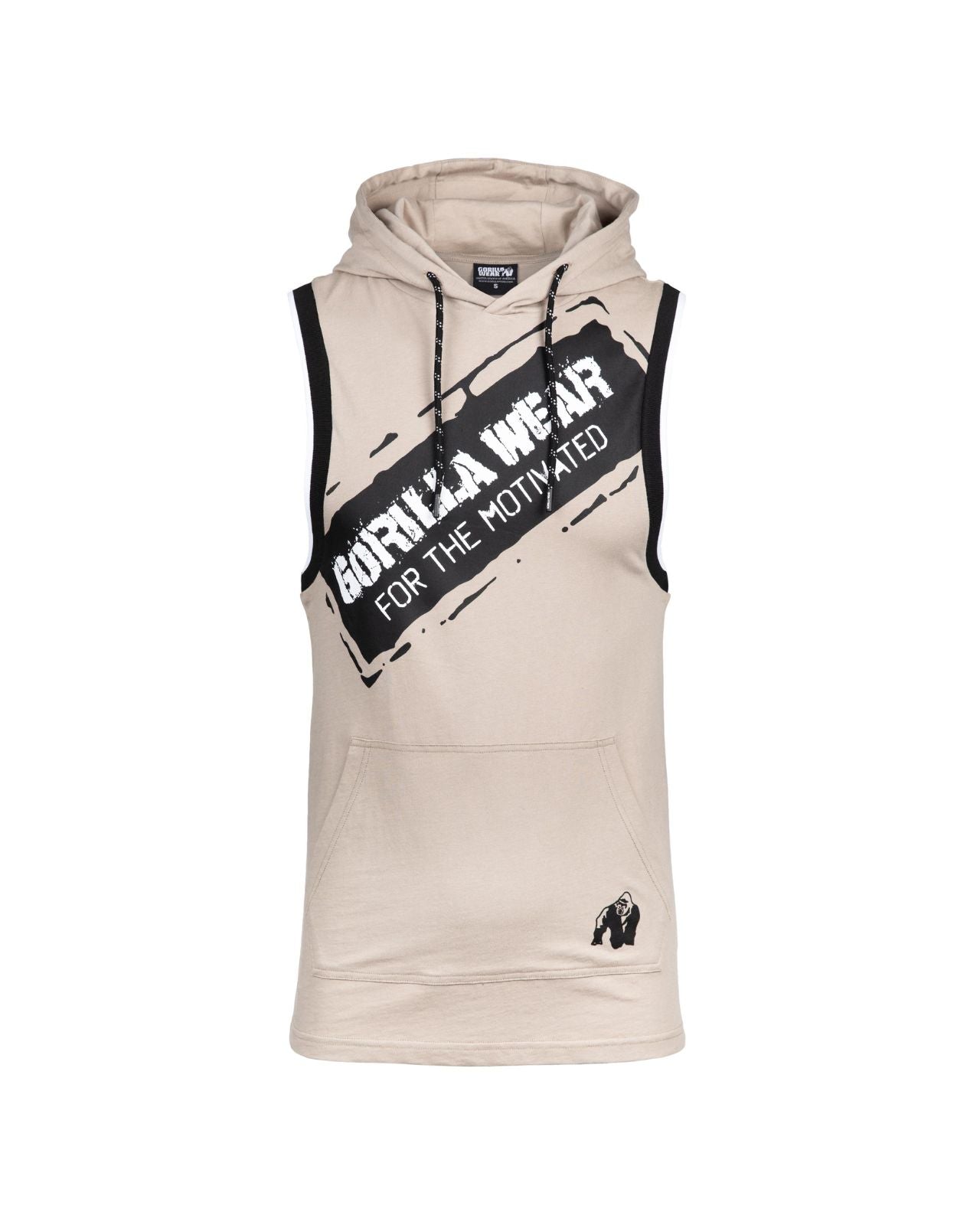 Gorilla Wear Loretto Hooded Tank Top, beige Gorilla Wear