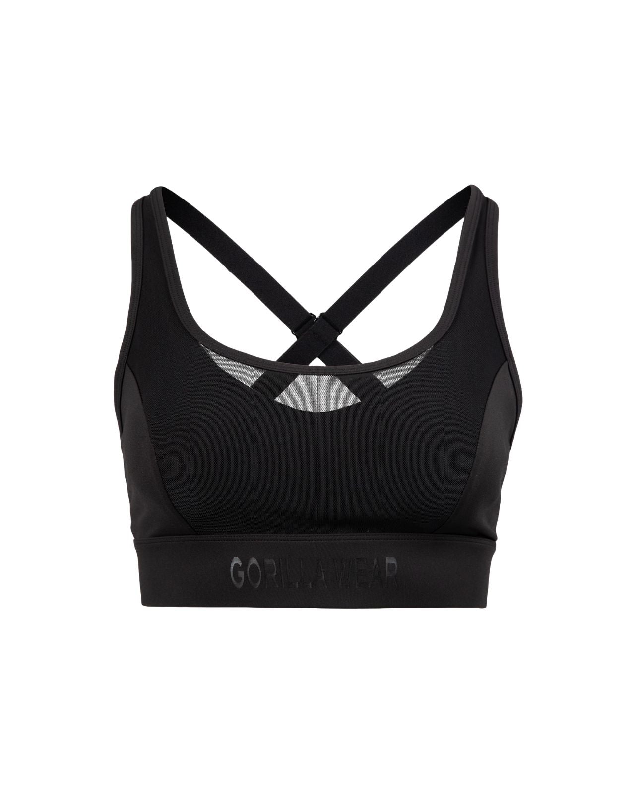 Gorilla Wear Riley High Support Sports Bra, black