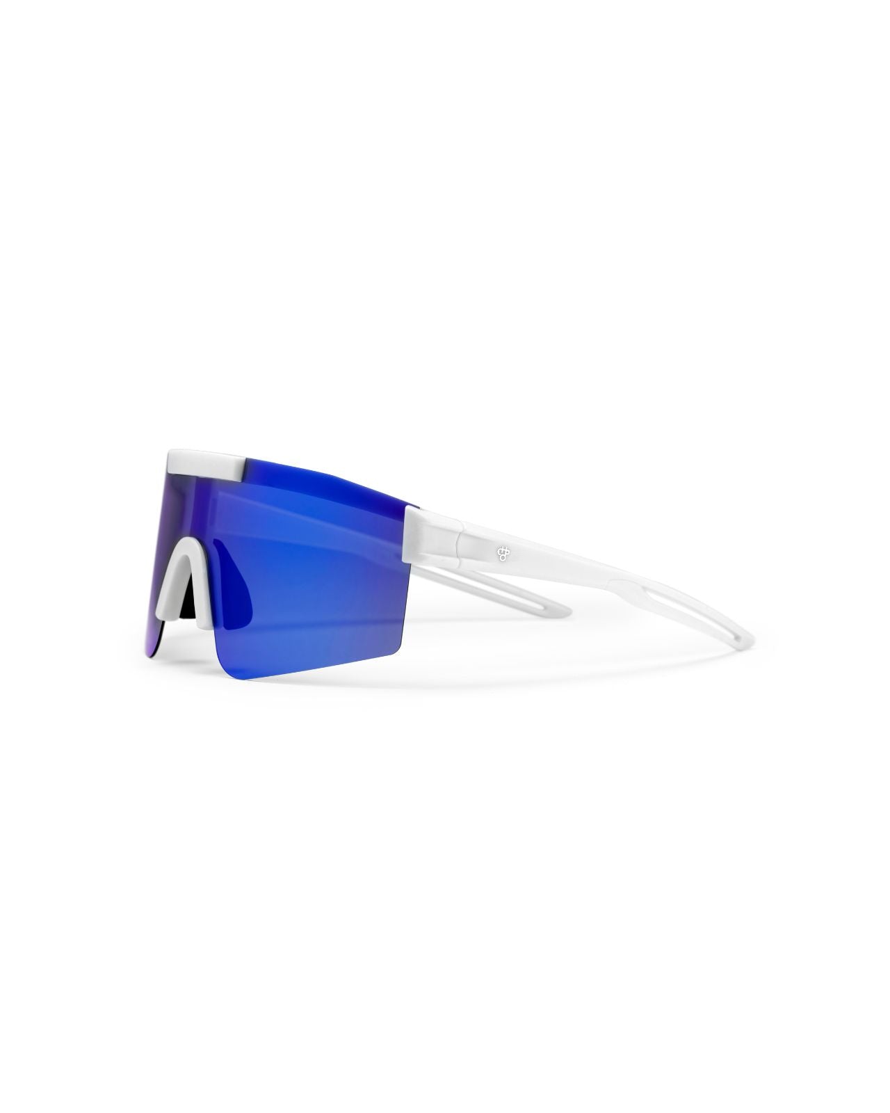 CHPO Luca Solglasögon White Blue Mirror CHPO