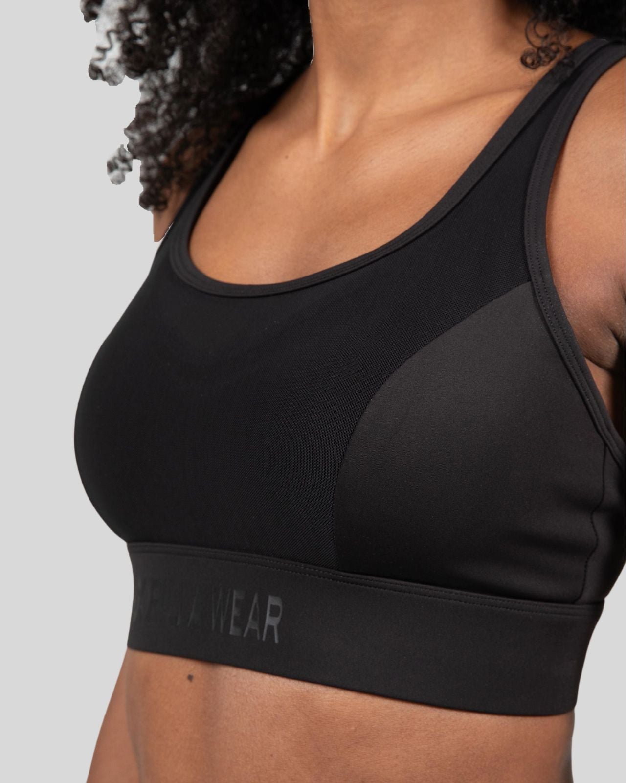 Gorilla Wear Riley High Support Sports Bra, black