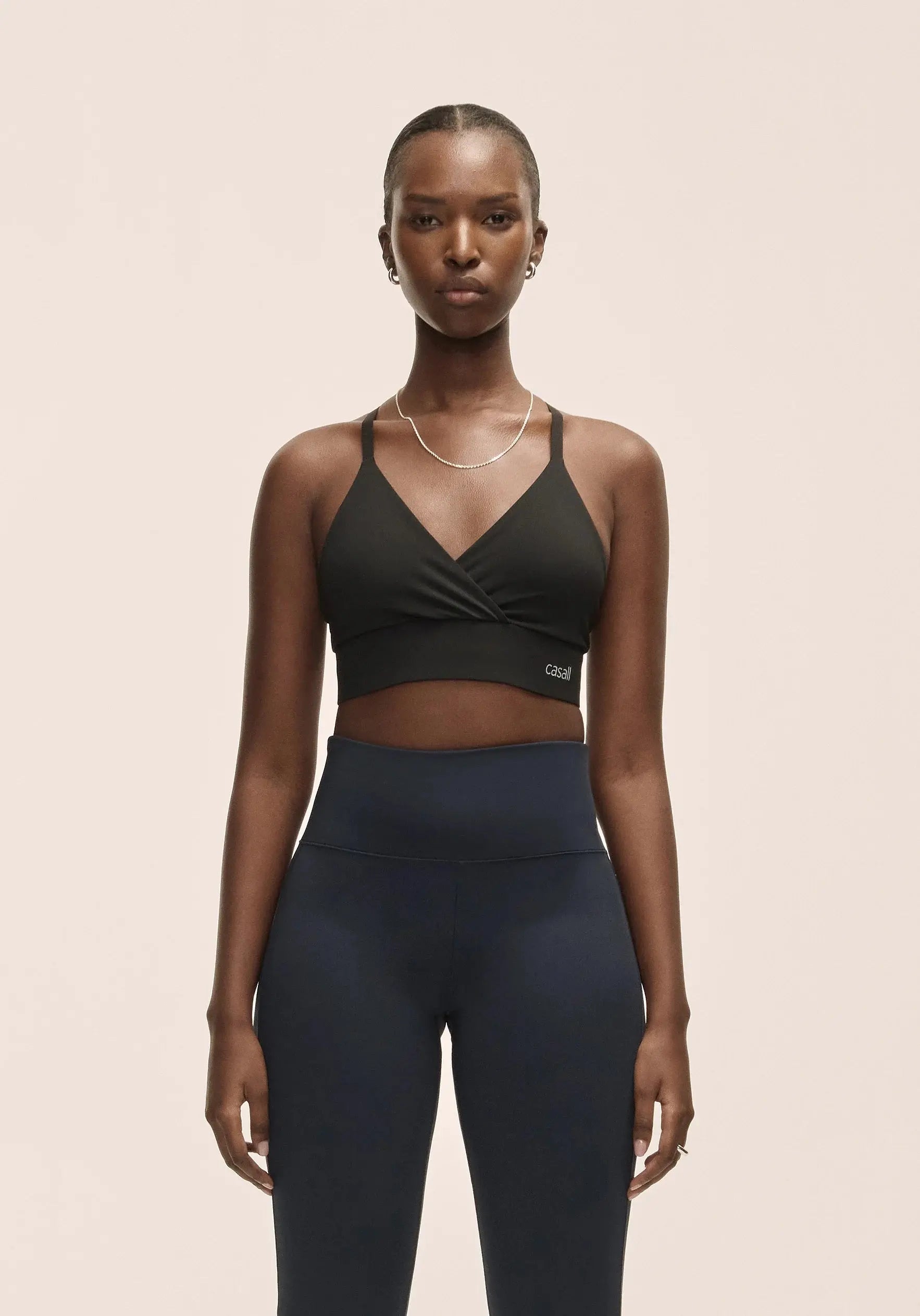 CASALL Wrap Sports Bra Black CASALL