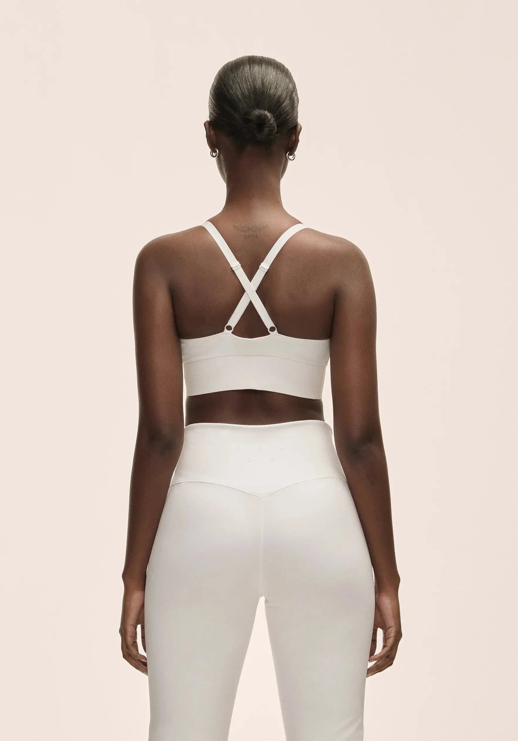 CASALL Wrap Sports Bra White CASALL