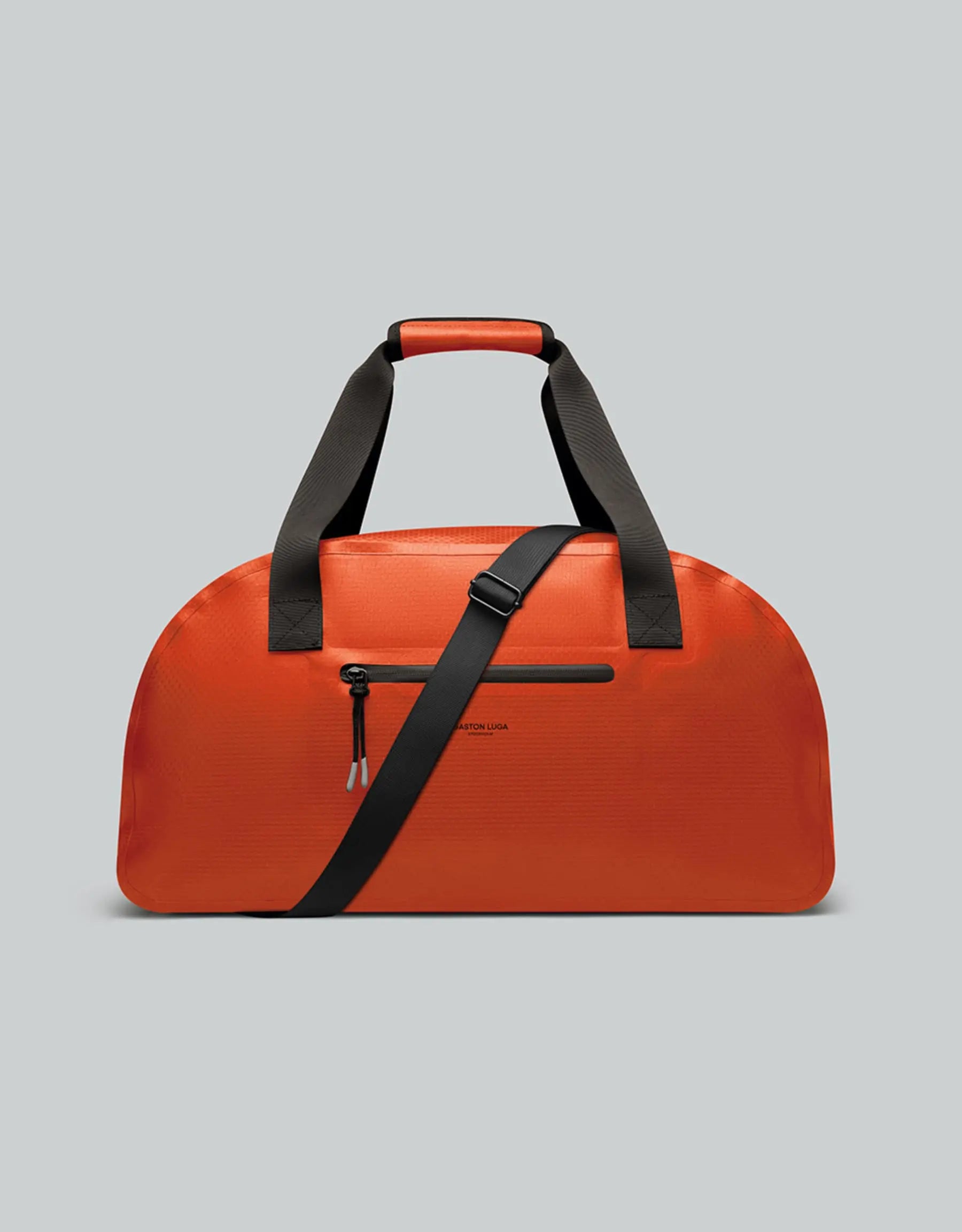 Gaston Luga Lightweight DuoSeal Duffel Orange Flame Gaston Luga