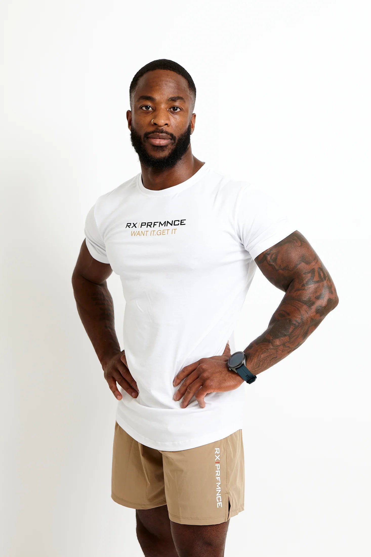 RX Performance Comp Shorts Perfect Beige RX Performance