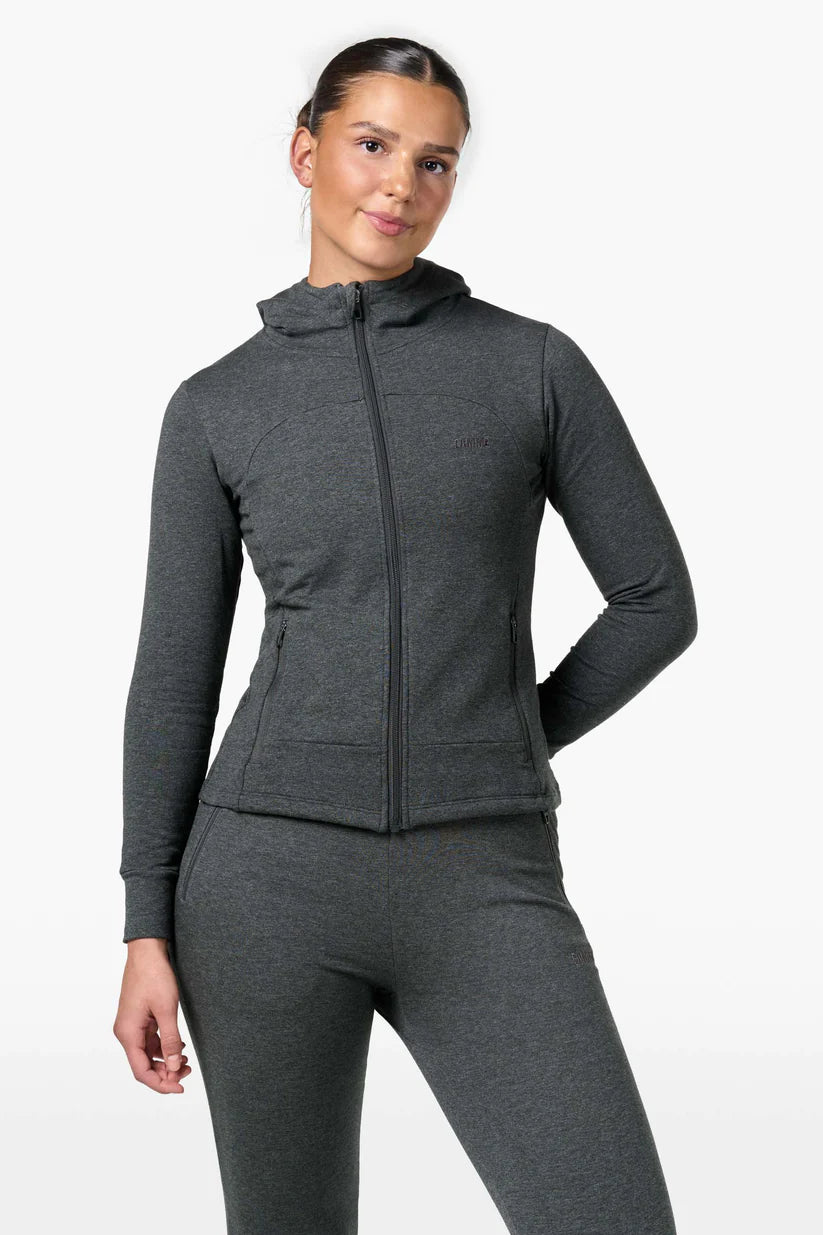 FAMME Fit Hoodie Mörk Grå