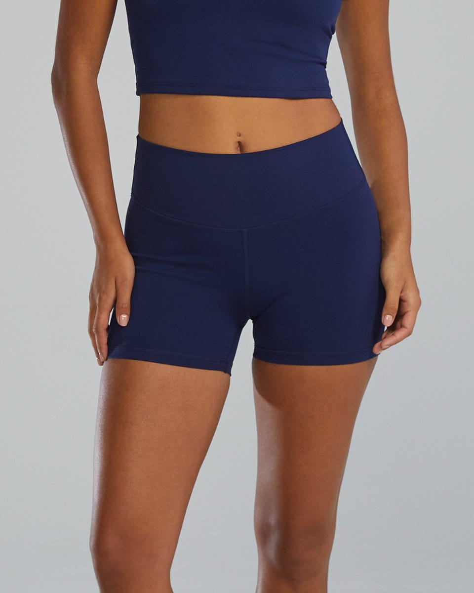 Tyr Women's Joule Elite High-Rise 2" Shorts Marinblå