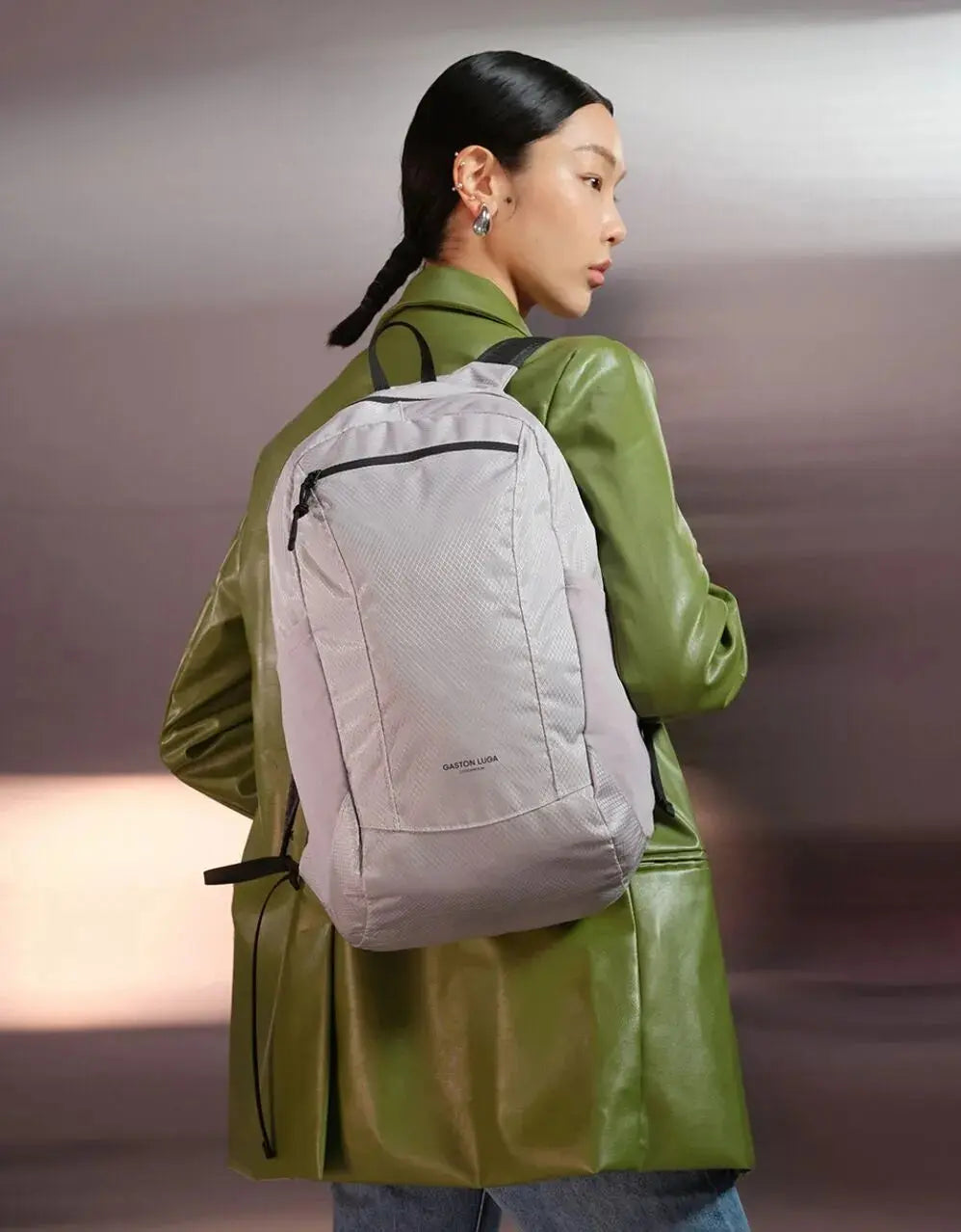 Gaston Luga Lightweight Packable Backpack Vit Gaston Luga