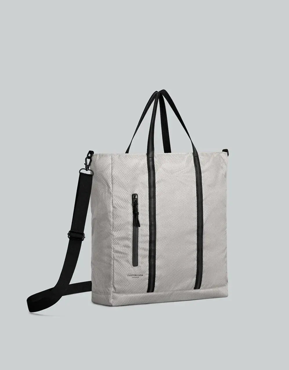Gaston Luga Lightweight Tote Taupe Gaston Luga