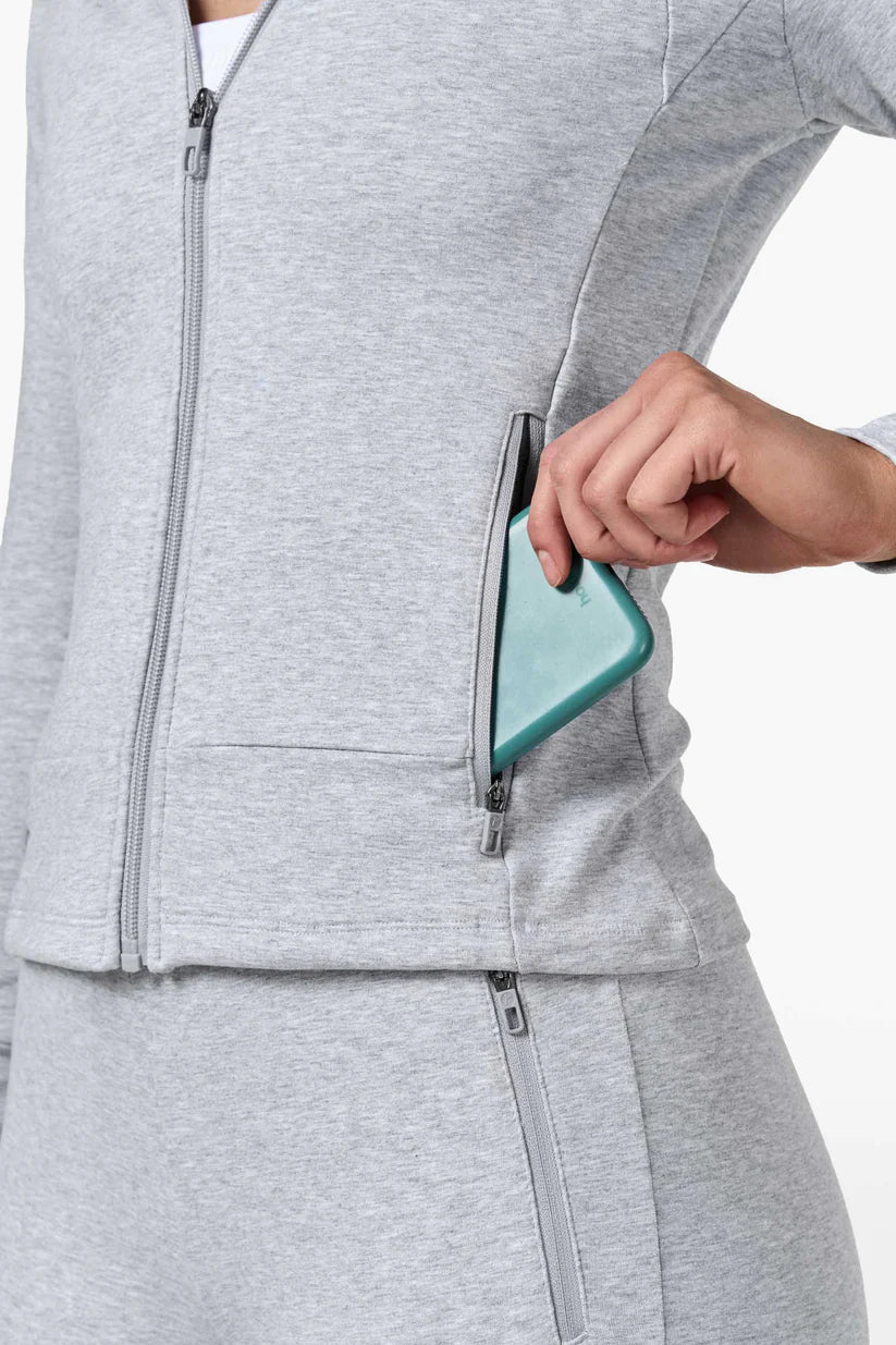 FAMME Fit Hoodie Grå