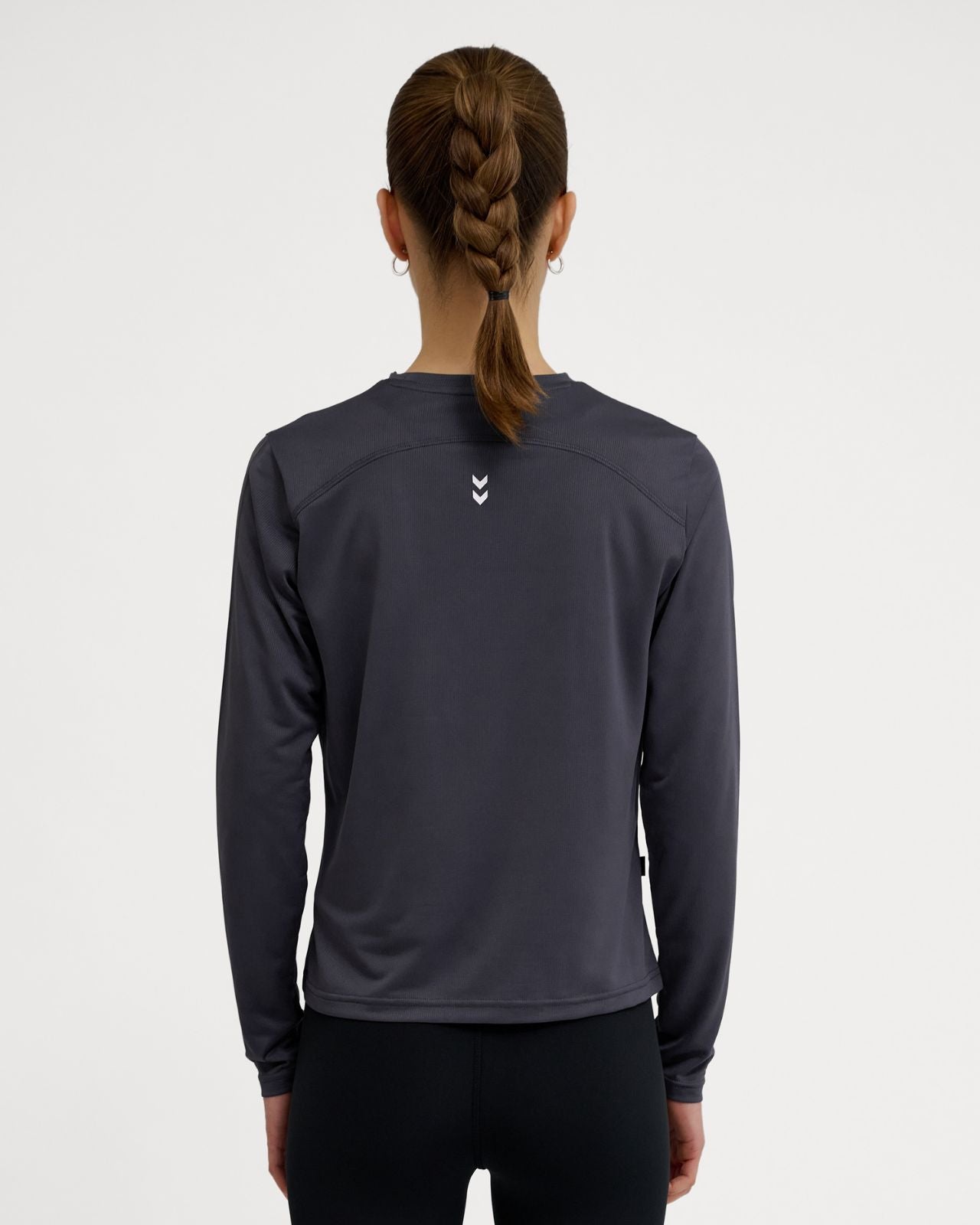 hmlPULSE WORKOUT W T-SHIRT L/S Grå