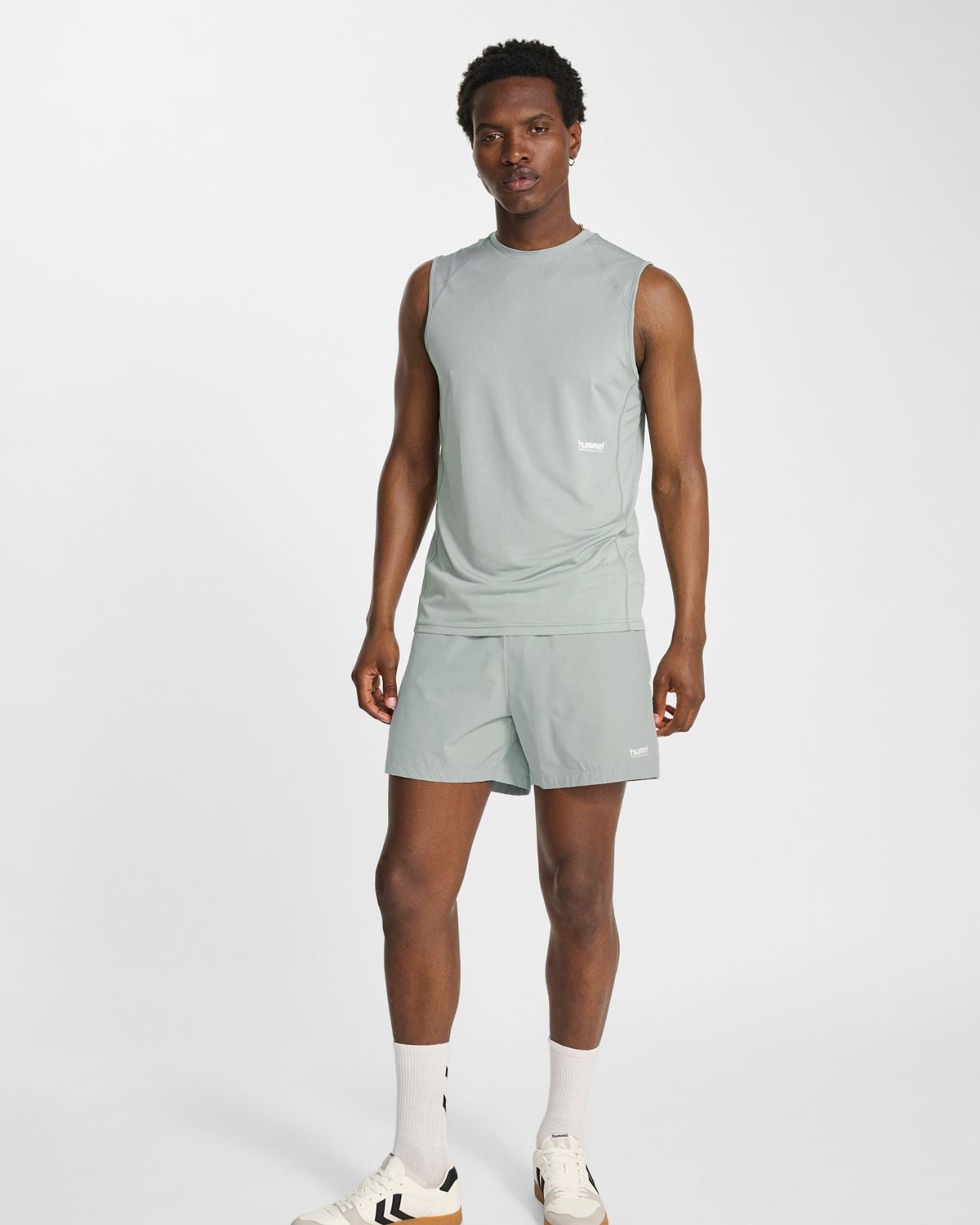 hmlPULSE WORKOUT TANK TOP Ljus Grå