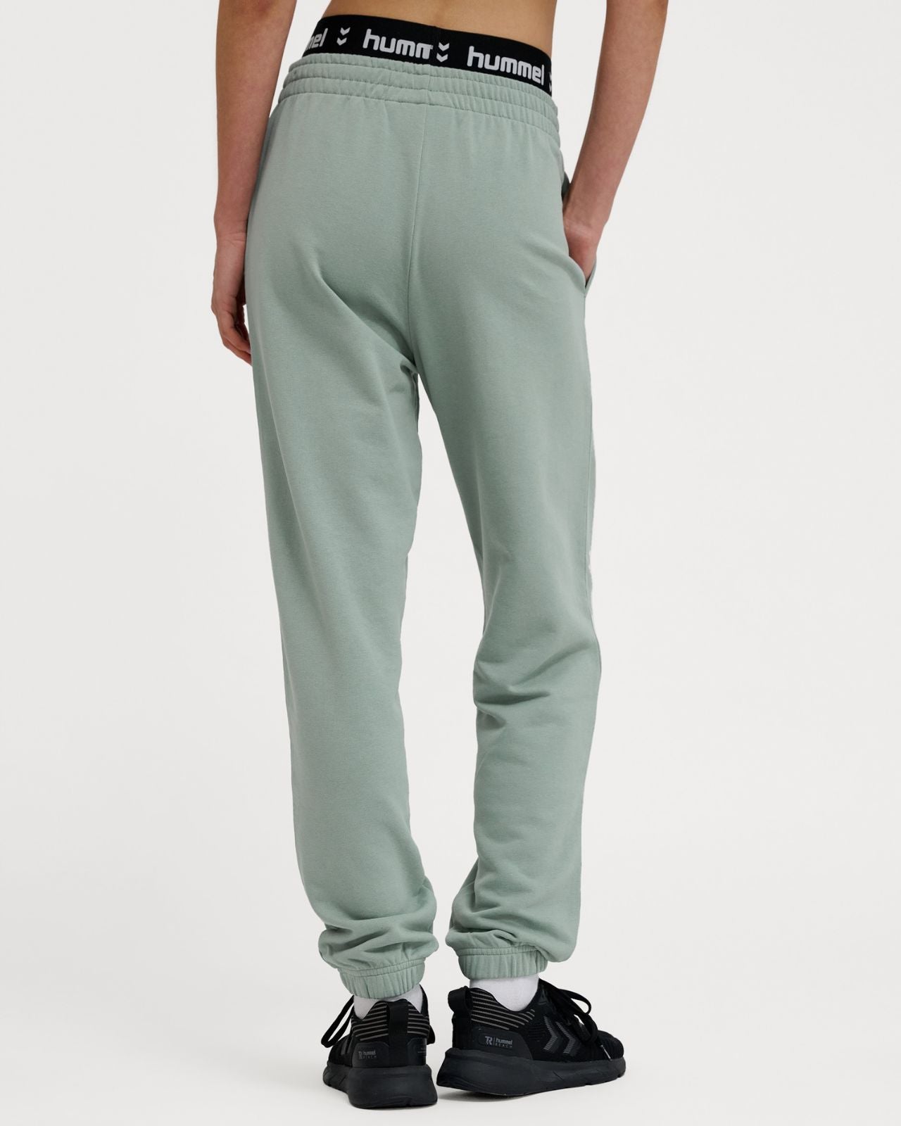 Hmlpulse W Sweat Pants Chinois Green