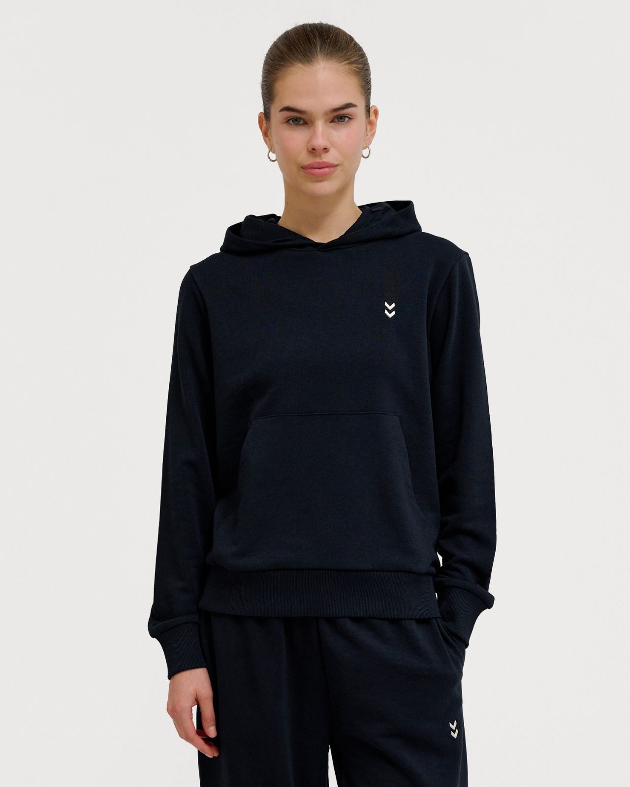 Hmlpulse W Sweat Hoodie Svart