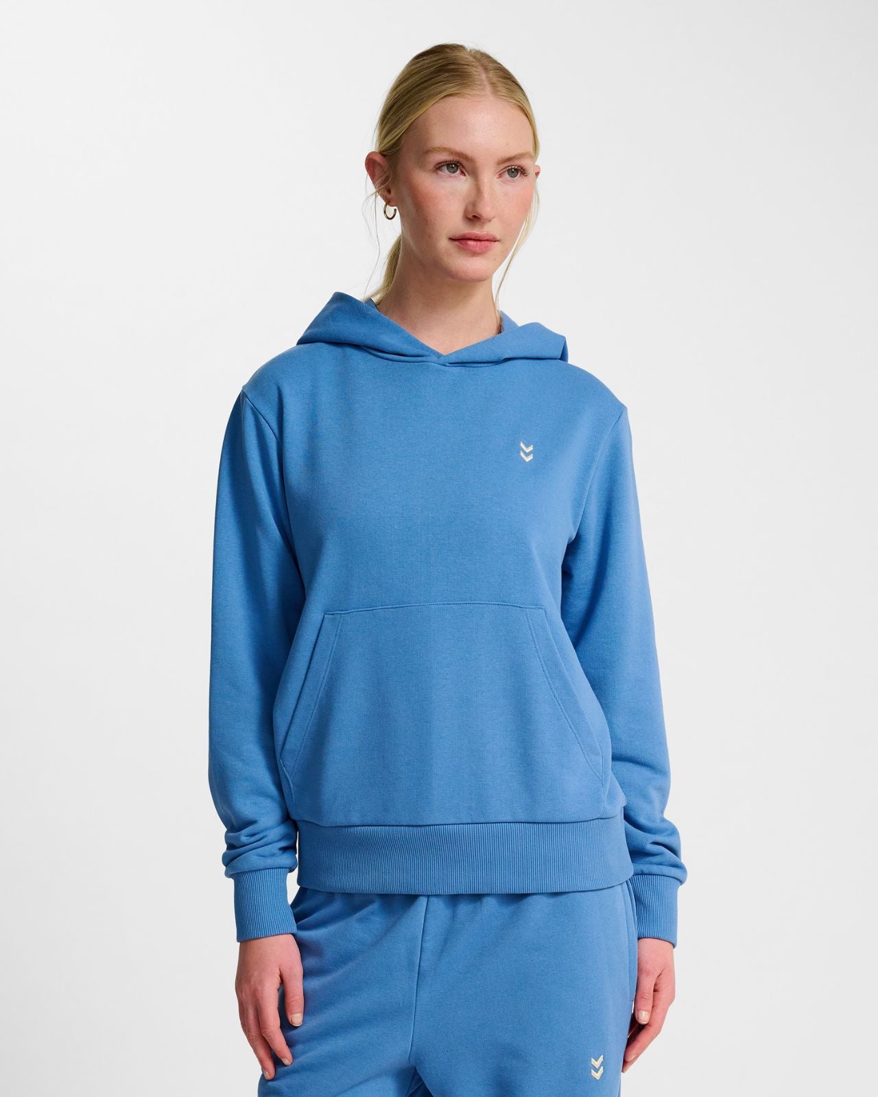 Hmlpulse W Sweat Hoodie Blå