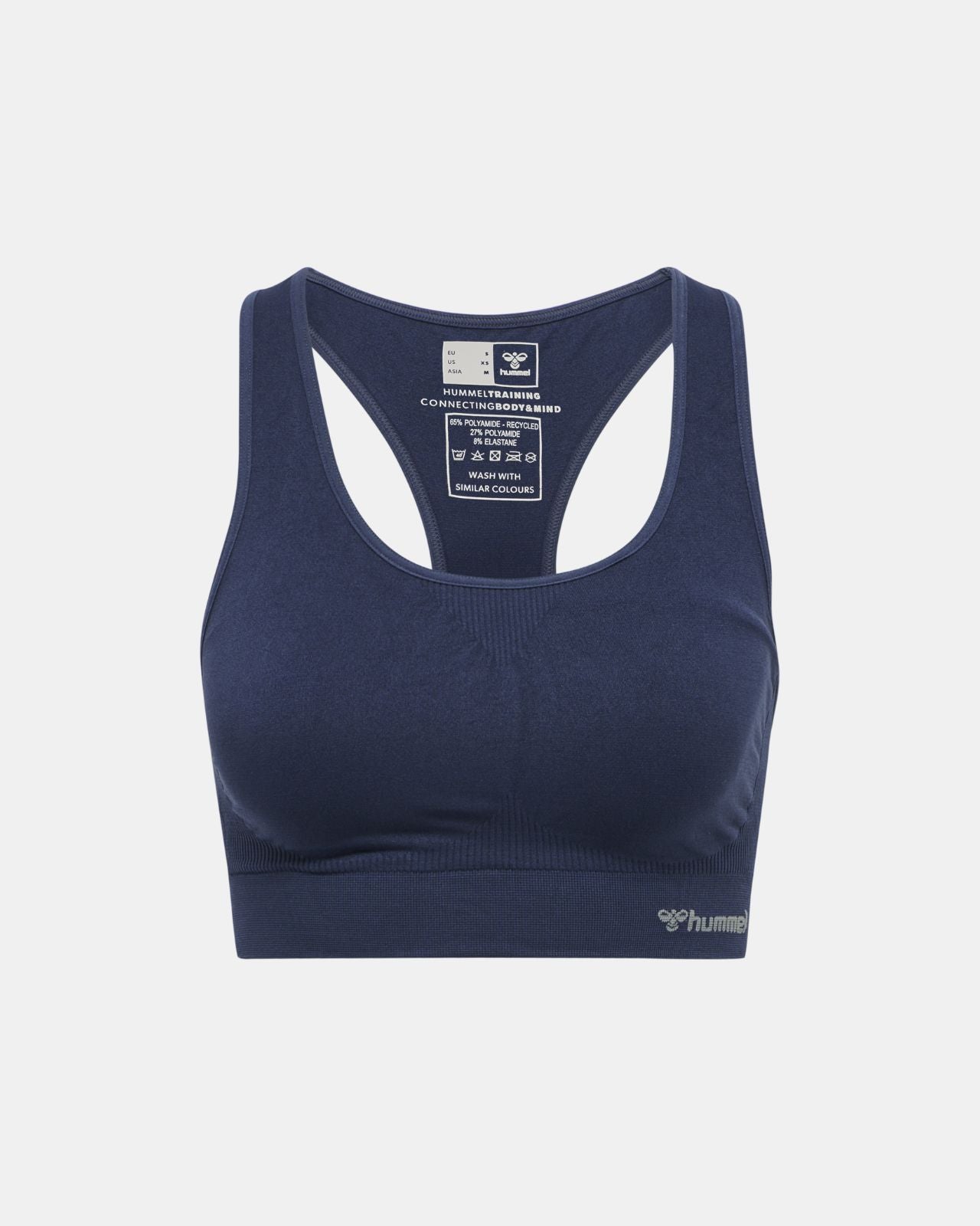 Hmltif Seamless Sports Top Navy