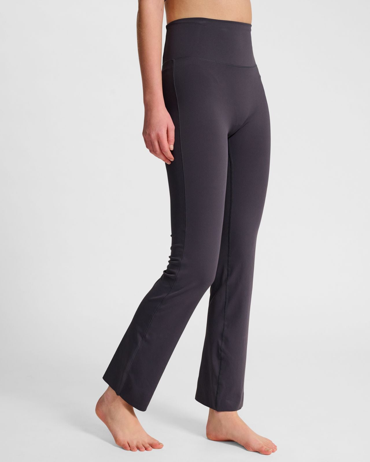 hmlYoga High Waist Flare W Thights Ebony