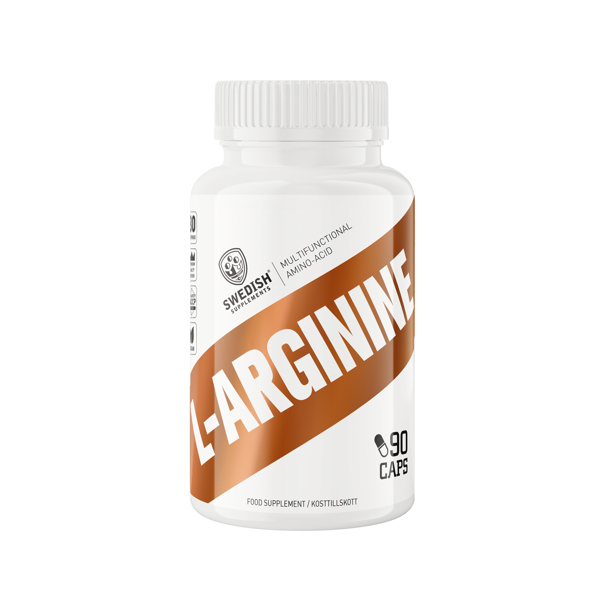 L-Arginin 500mg 90 kapslar