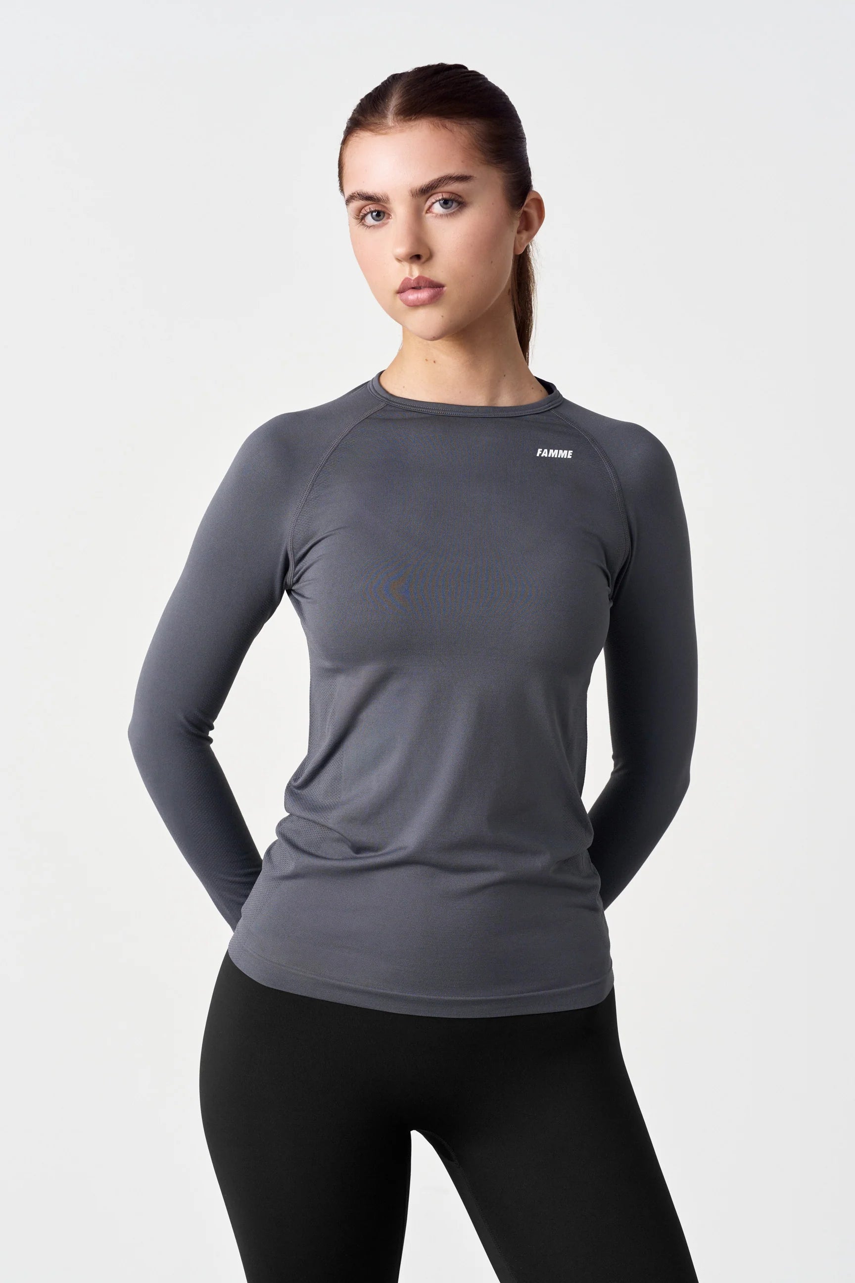 FAMME Ocean Long Sleeve Grå
