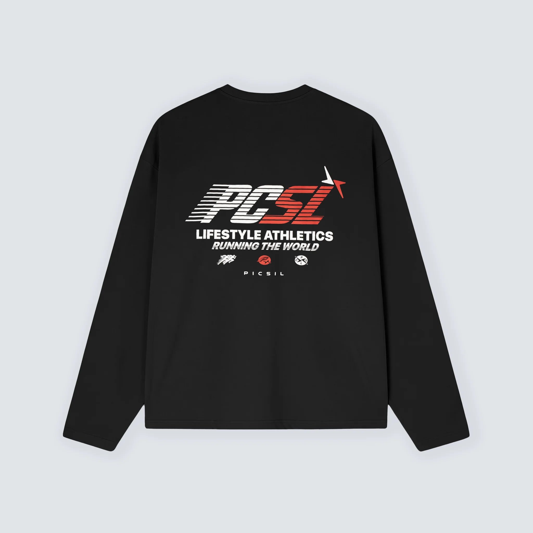 Picsil Long Sleeve T-Shirt Lifestyle SS26 Moonless bak