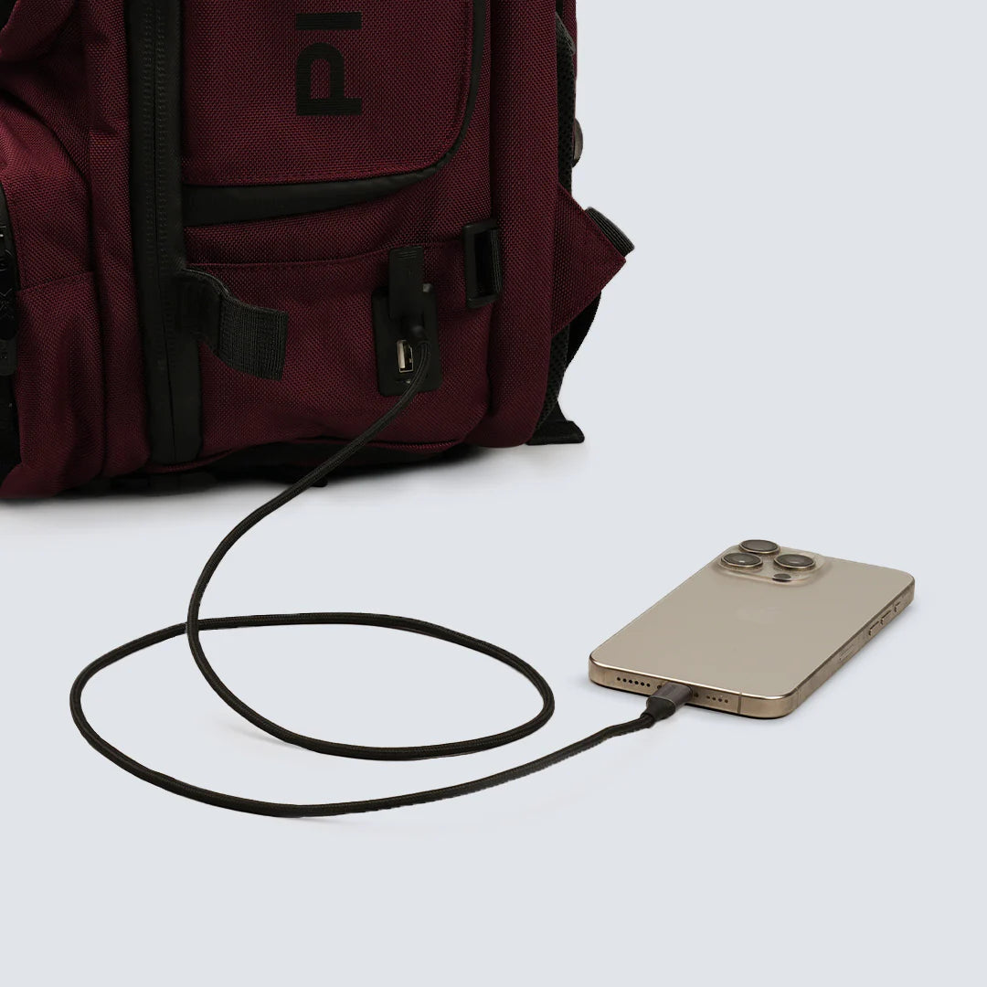 Picsil Maverick Backpack 40L Burgundy för gym och resa