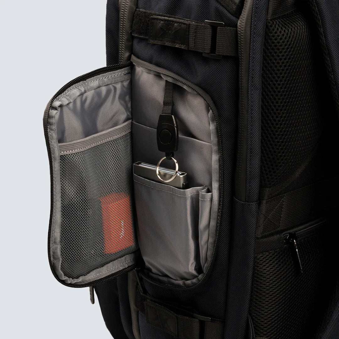Picsil Maverick Backpack 40L Navy fack och organisation