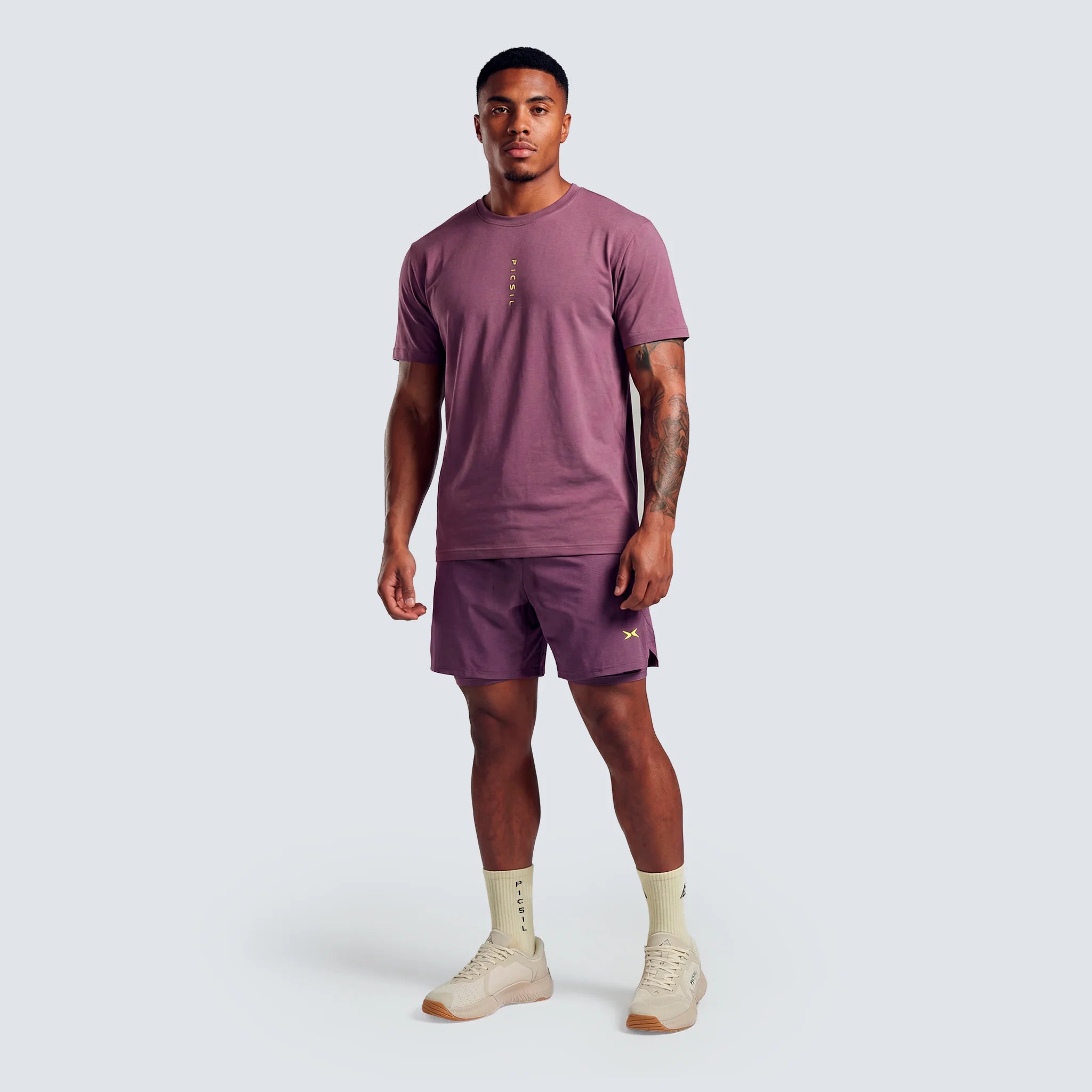 Picsil tränings t-shirt herr grape