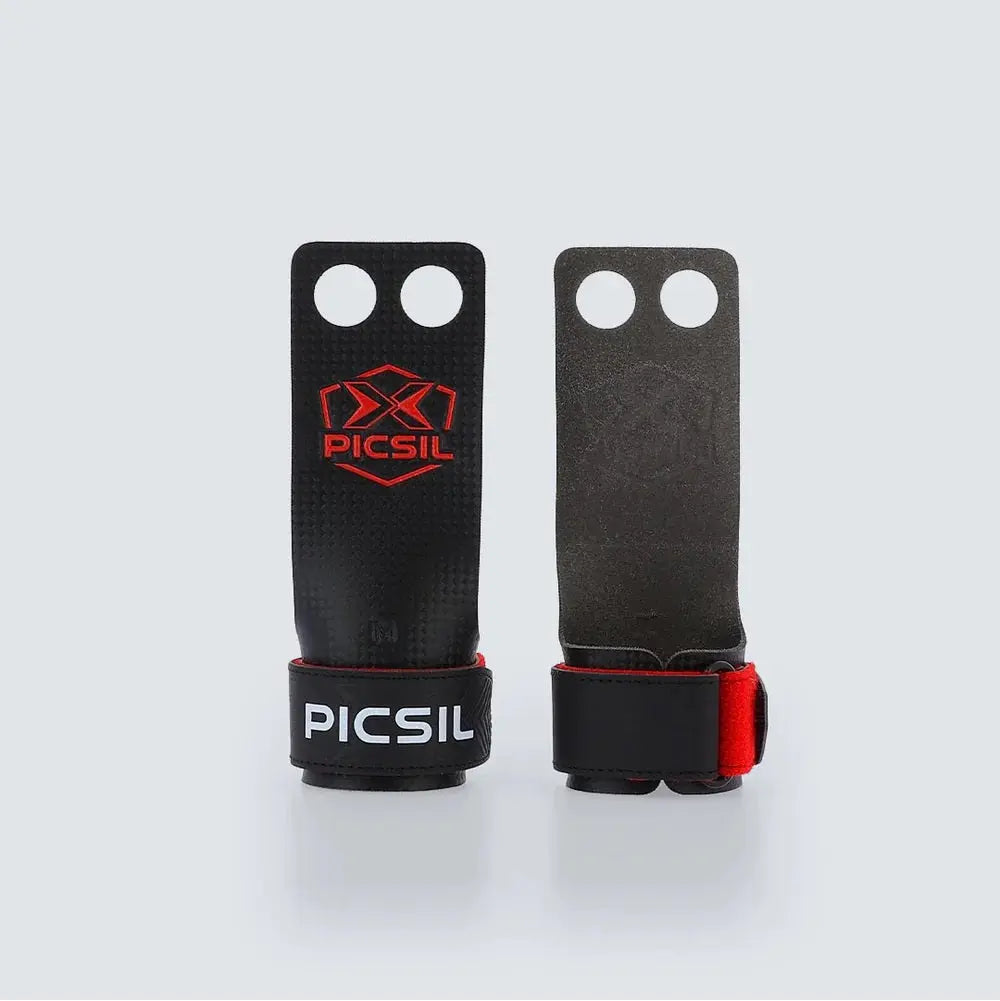 Picsil RX Grips 2H Red – detaljbild av material och sömmar
