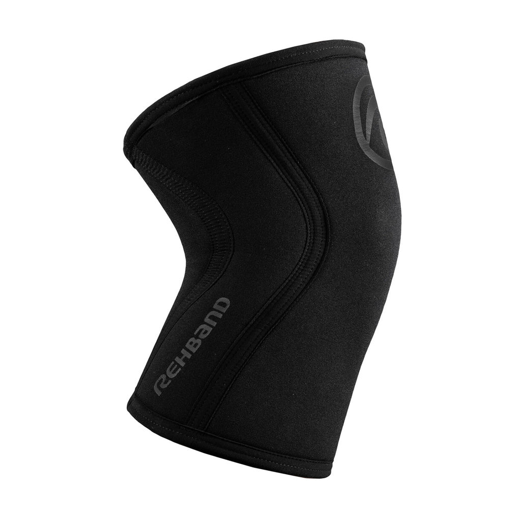 Rehband RX Knee Sleeve 7mm Carbon Black stöd för styrkelyft